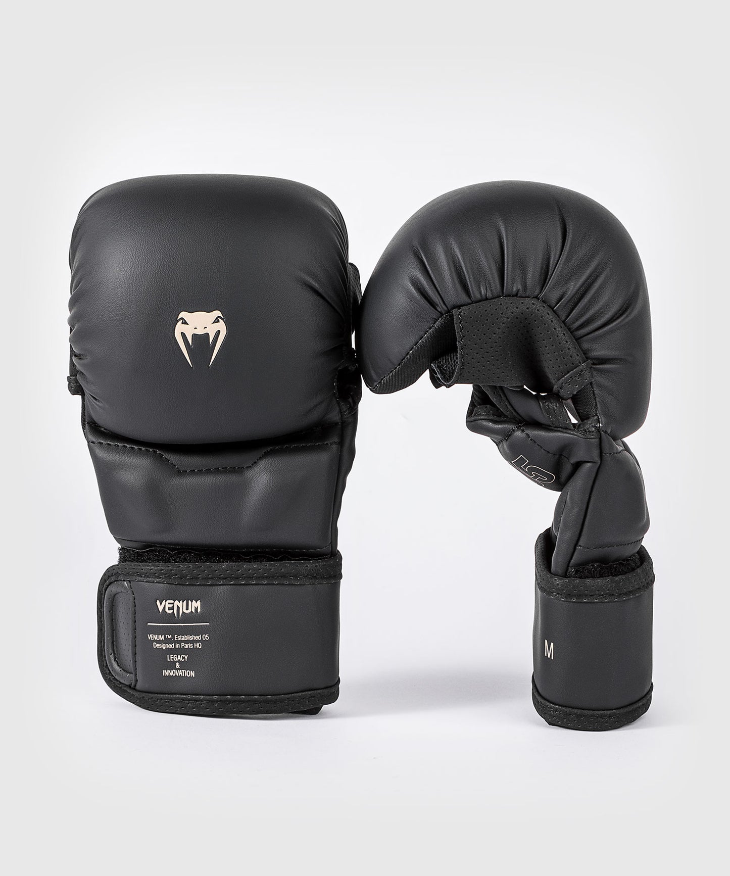 Venum Impact Evo Sparring MMA Gloves - Black
