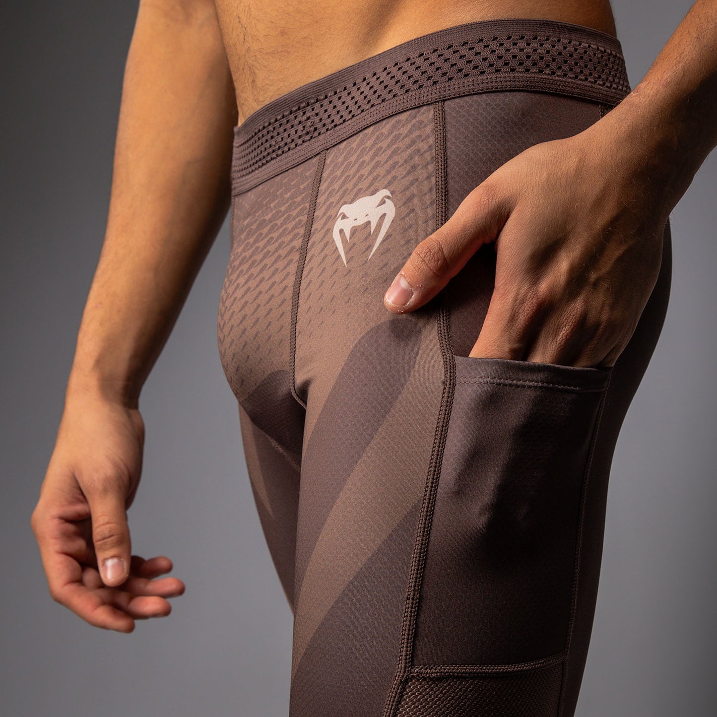 Venum No Gi Spats - Chocolate Brown