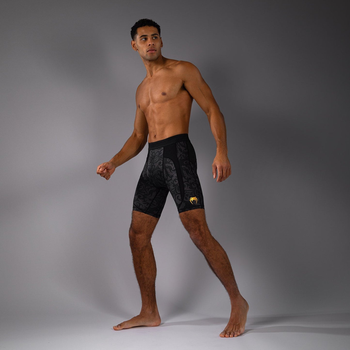 Venum x Topuria Unmatched Edition Vale Tudo Shorts - Black/Gold