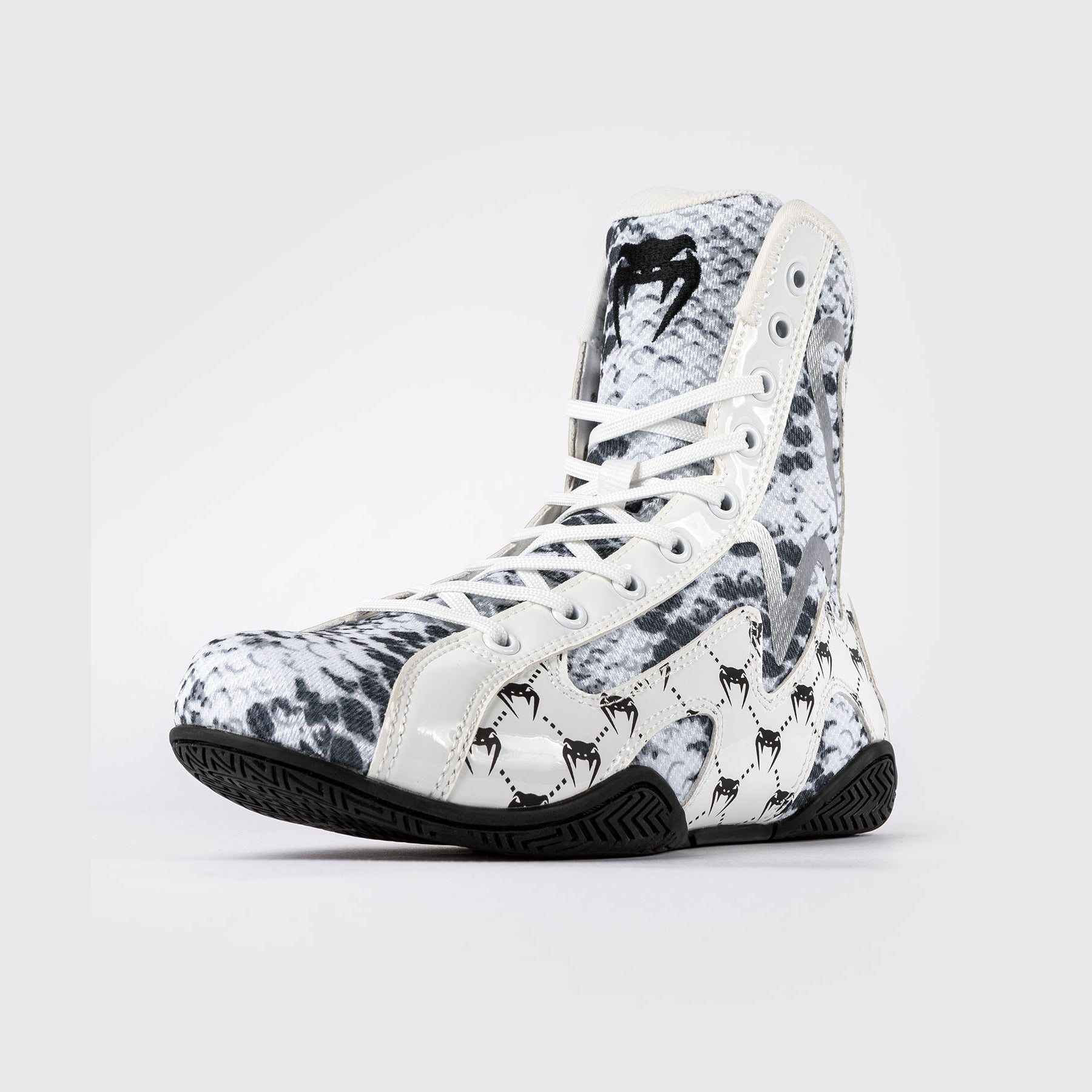 Venum White Snake Boxing Shoes for Women White Venum