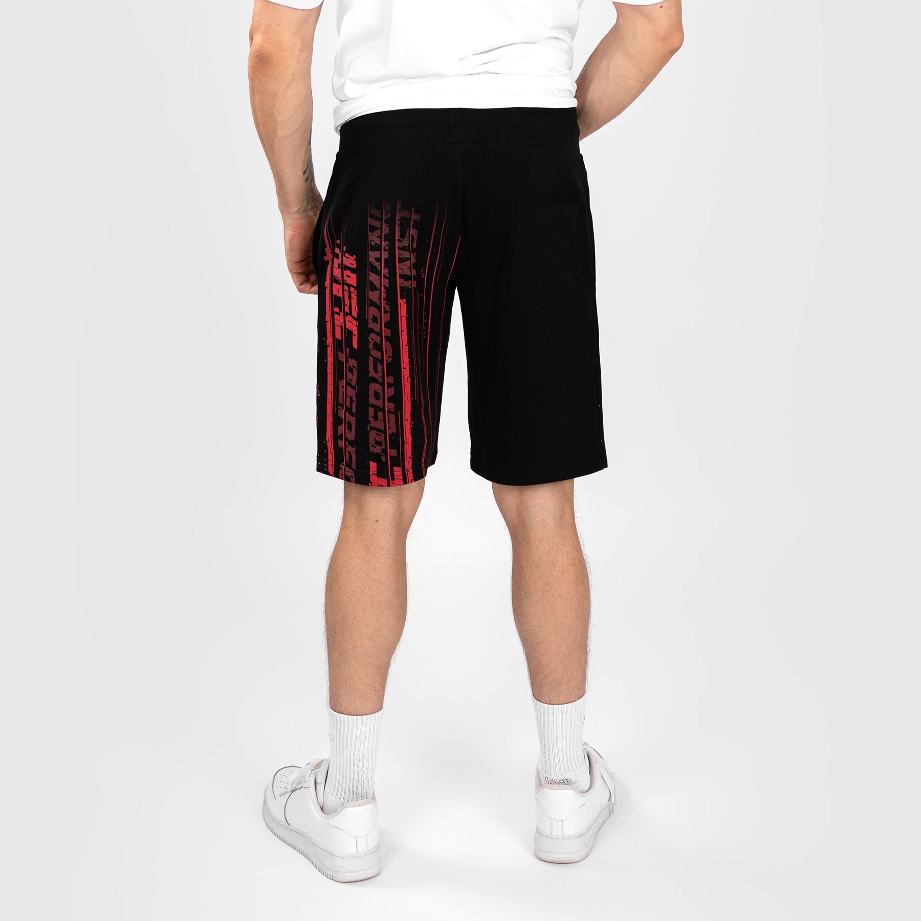 UFC Venum Performance Institute 2.0 Men’s Cotton Short - Black/Red  product-type_Cotton Shorts Venum
