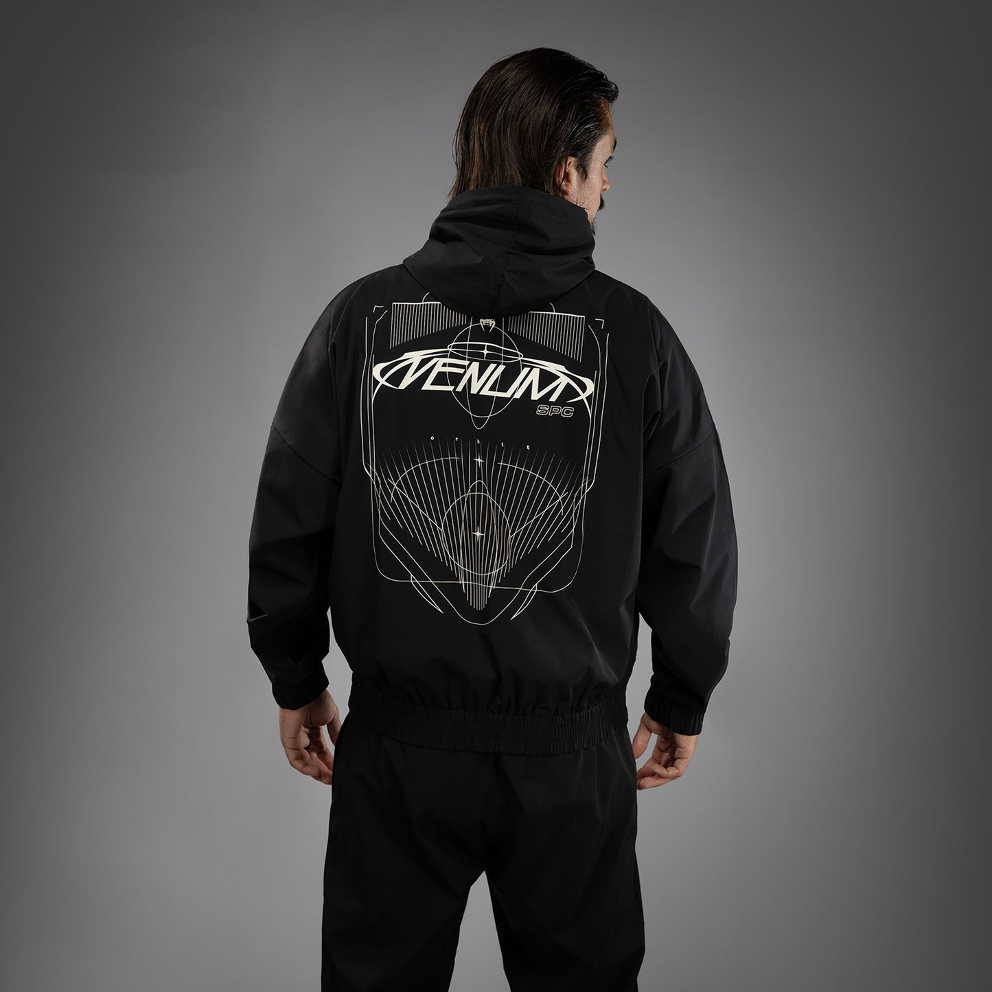 Venum Eclipse Track Jacket - Black/Ivory
