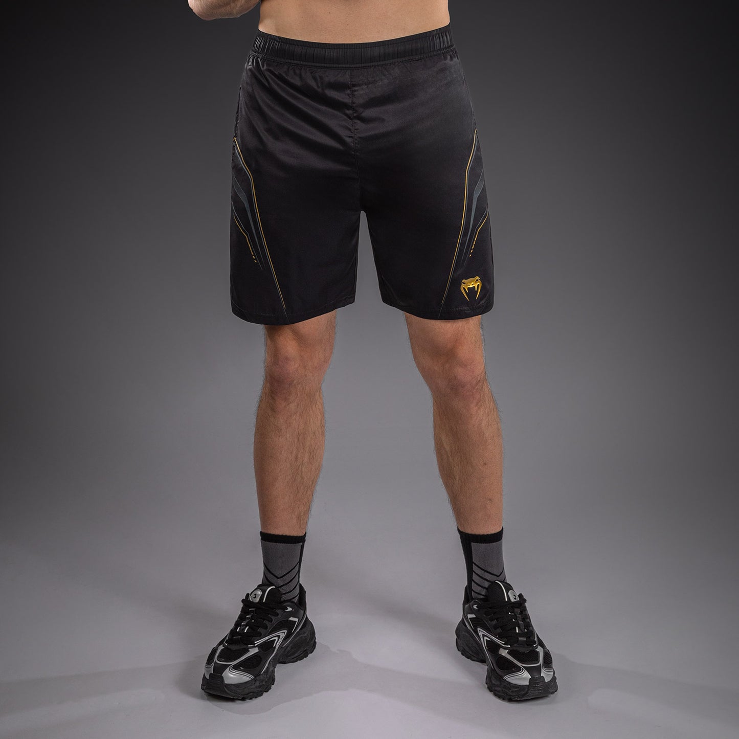 Venum Streamline Training Shorts - Black/Gold  product-type_Training shorts Venum