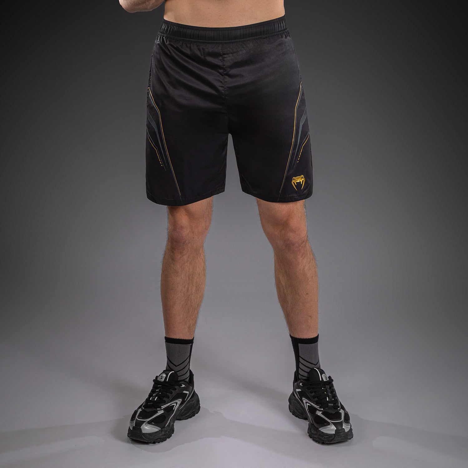 Venum Streamline Training Shorts - Black/Gold  product-type_Training shorts Venum
