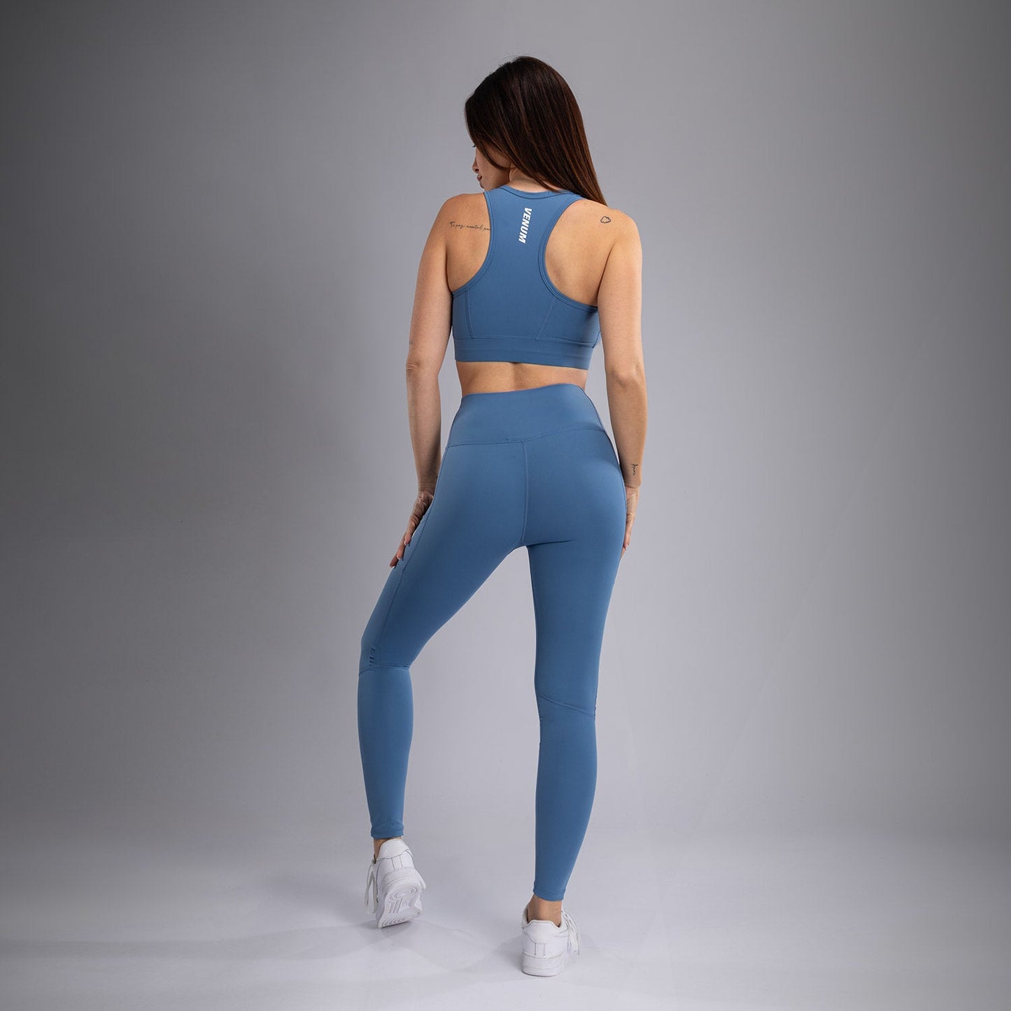 Venum Essential Women's Performance Leggings - Storm Blue