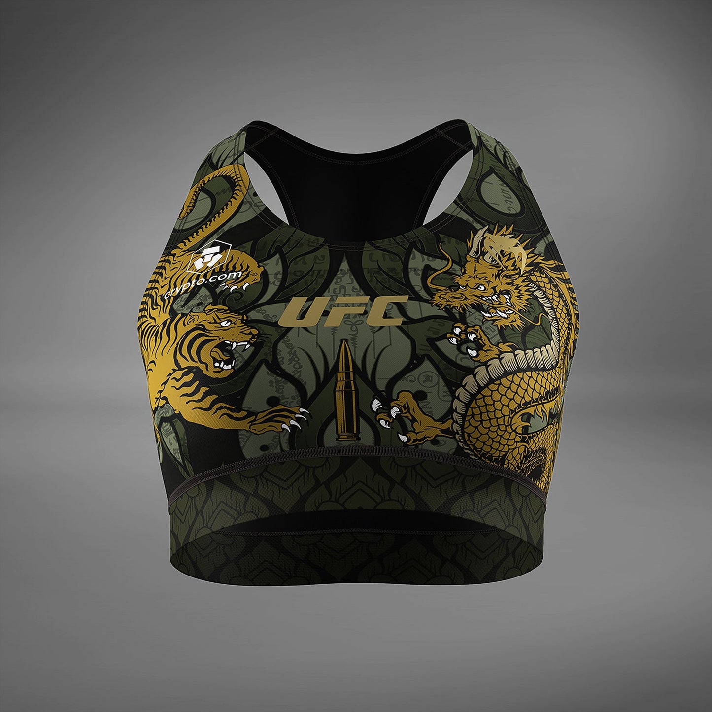 Women’s UFC Unrivaled by Venum Green Valentina Shevchenko Sports Bra