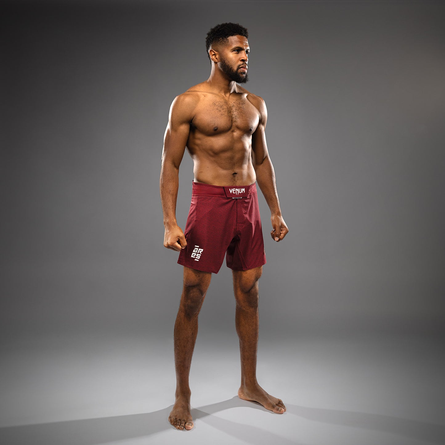 Venum x Ares Men’s Fight Shorts - Burgundy