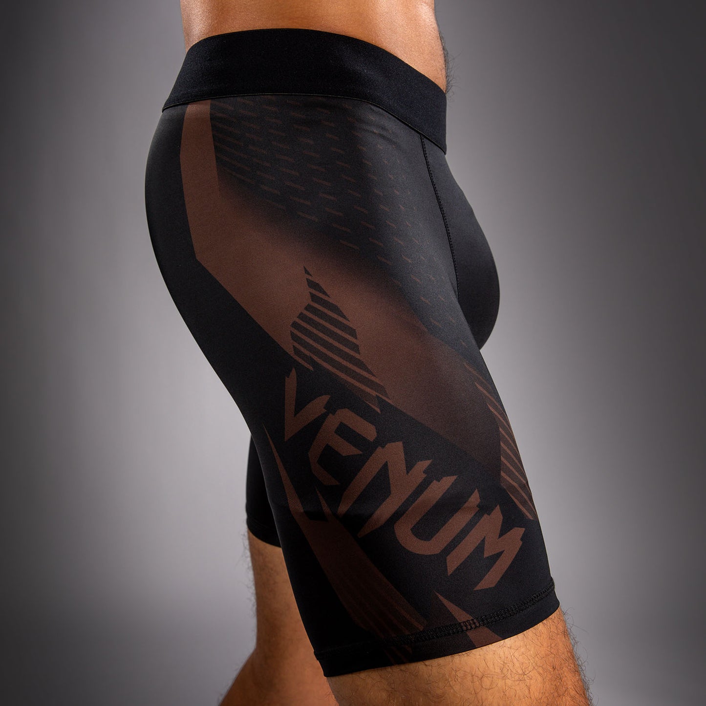 Venum No-Gi 6.0 Vale Tudo Shorts - Black/Brown  product-type_Compression shorts Venum