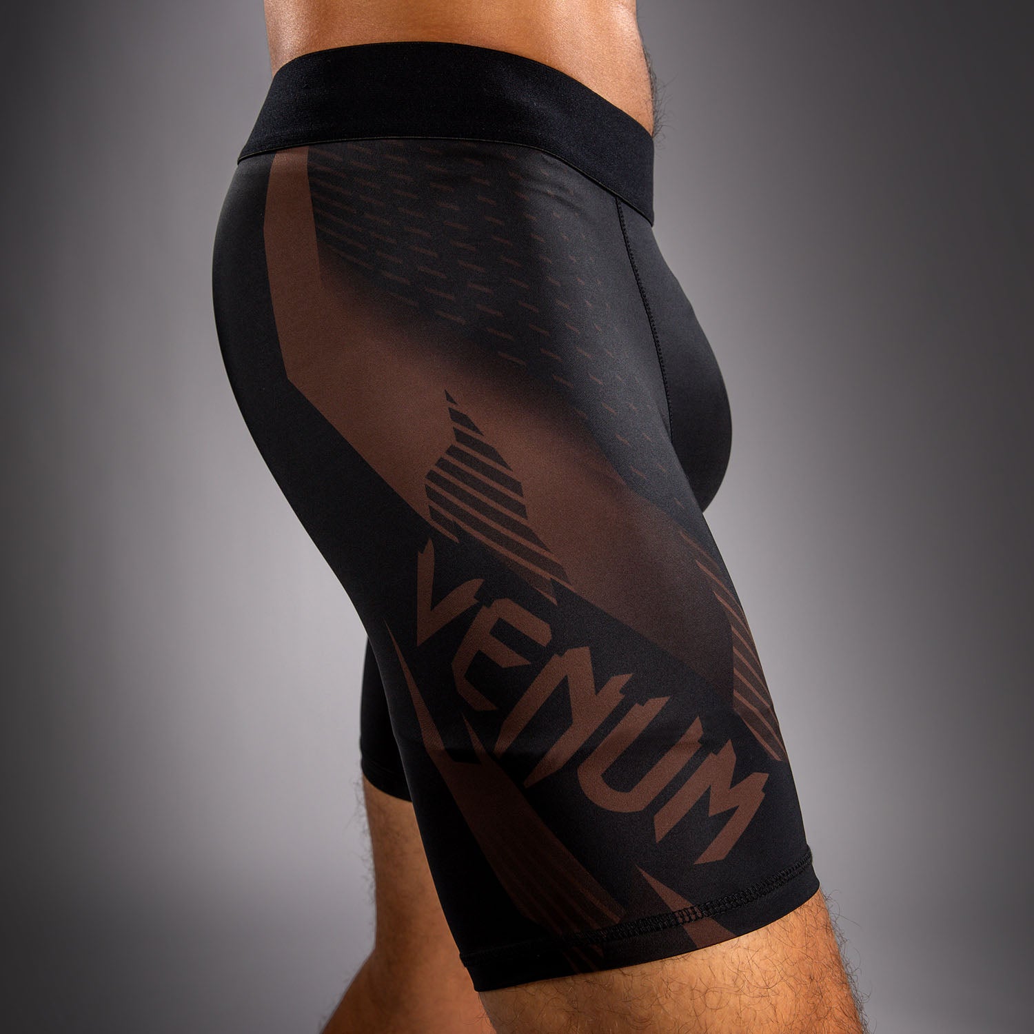 Venum No-Gi 6.0 Vale Tudo Shorts - Black/Brown  product-type_Compression shorts Venum