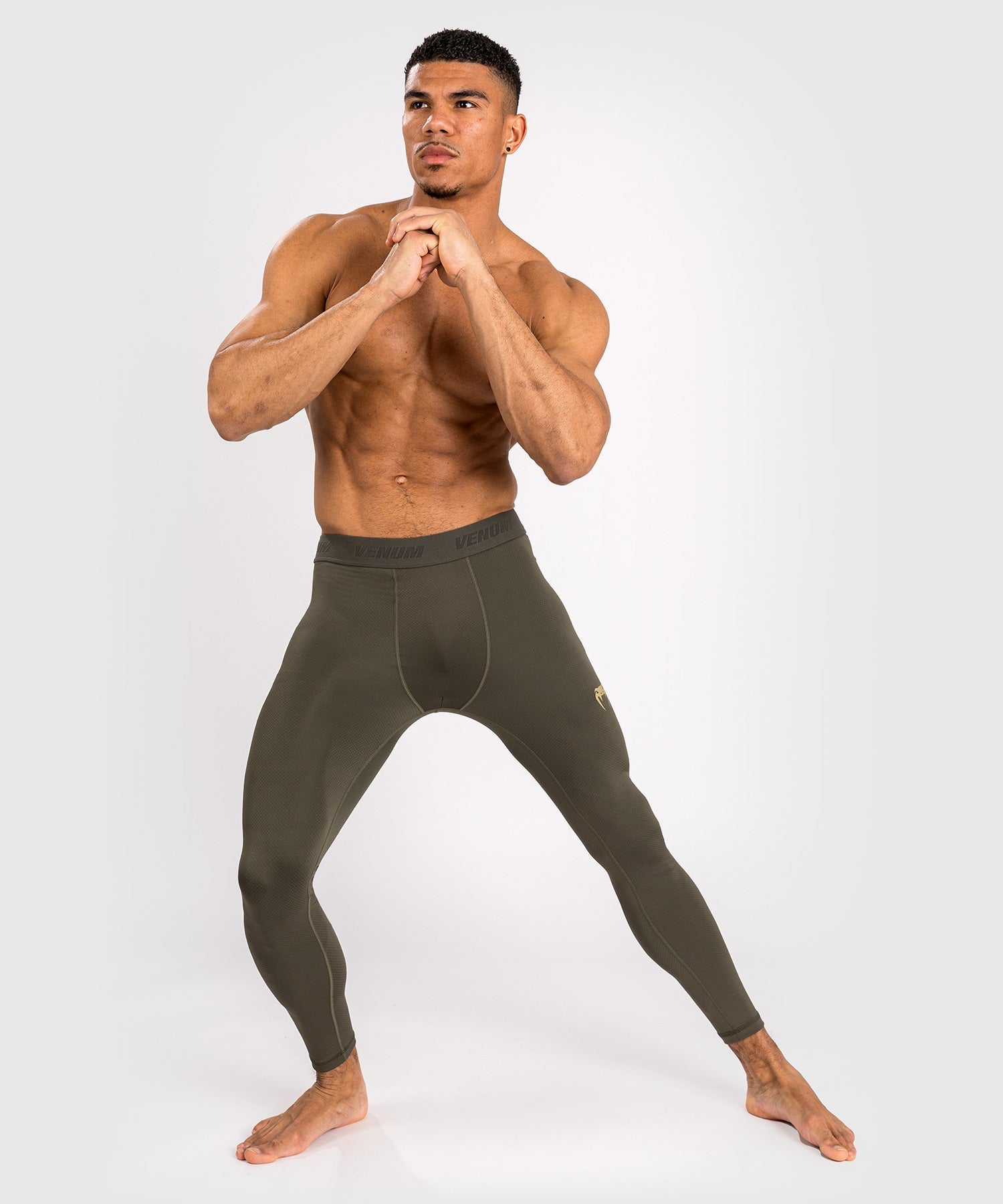 Pantalon de compression pour hommes Venum Contender - Kaki - Pantalons
