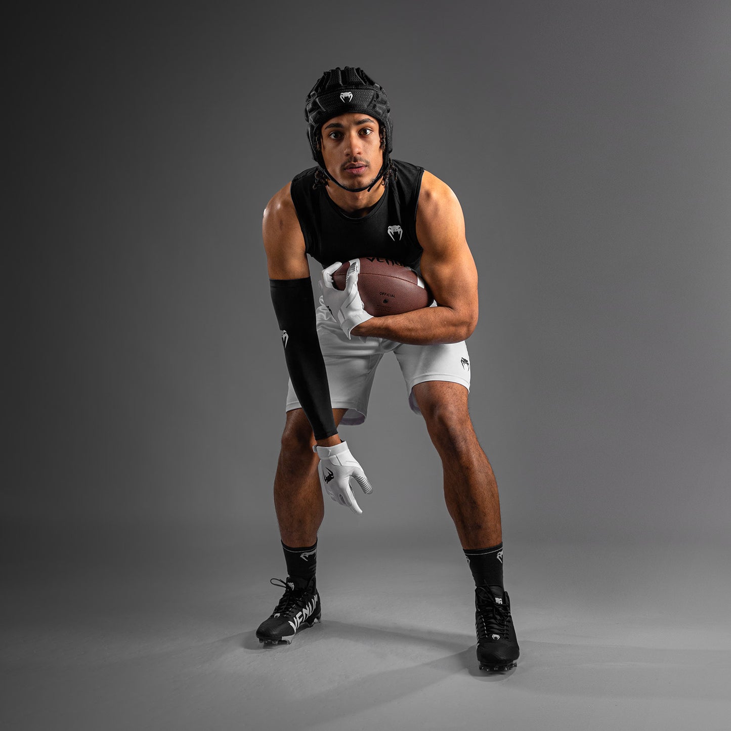 Venum Elite Football Sleeveless Compression Jersey - Black