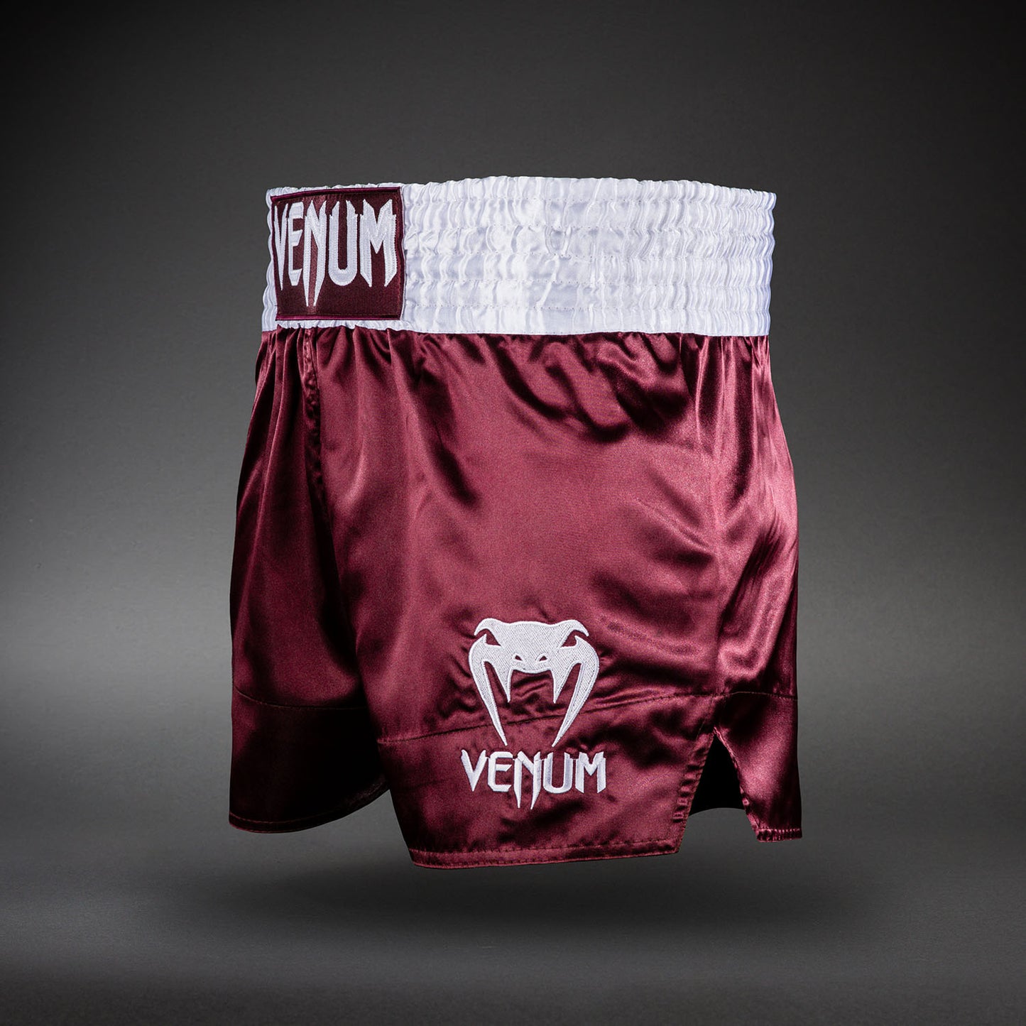 Venum Classic Muay Thai Shorts - Burgundy  product-type_Muay Thai Shorts Venum