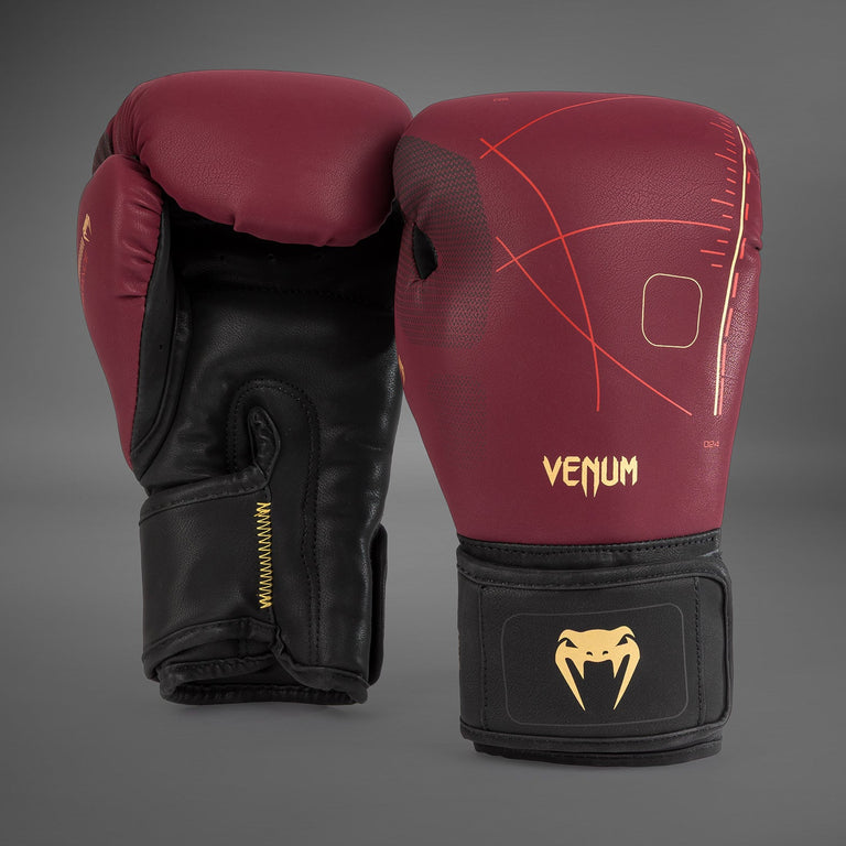 Venum Training Camp 4.0 Boxing Gloves - Black/Neon Green - Venum