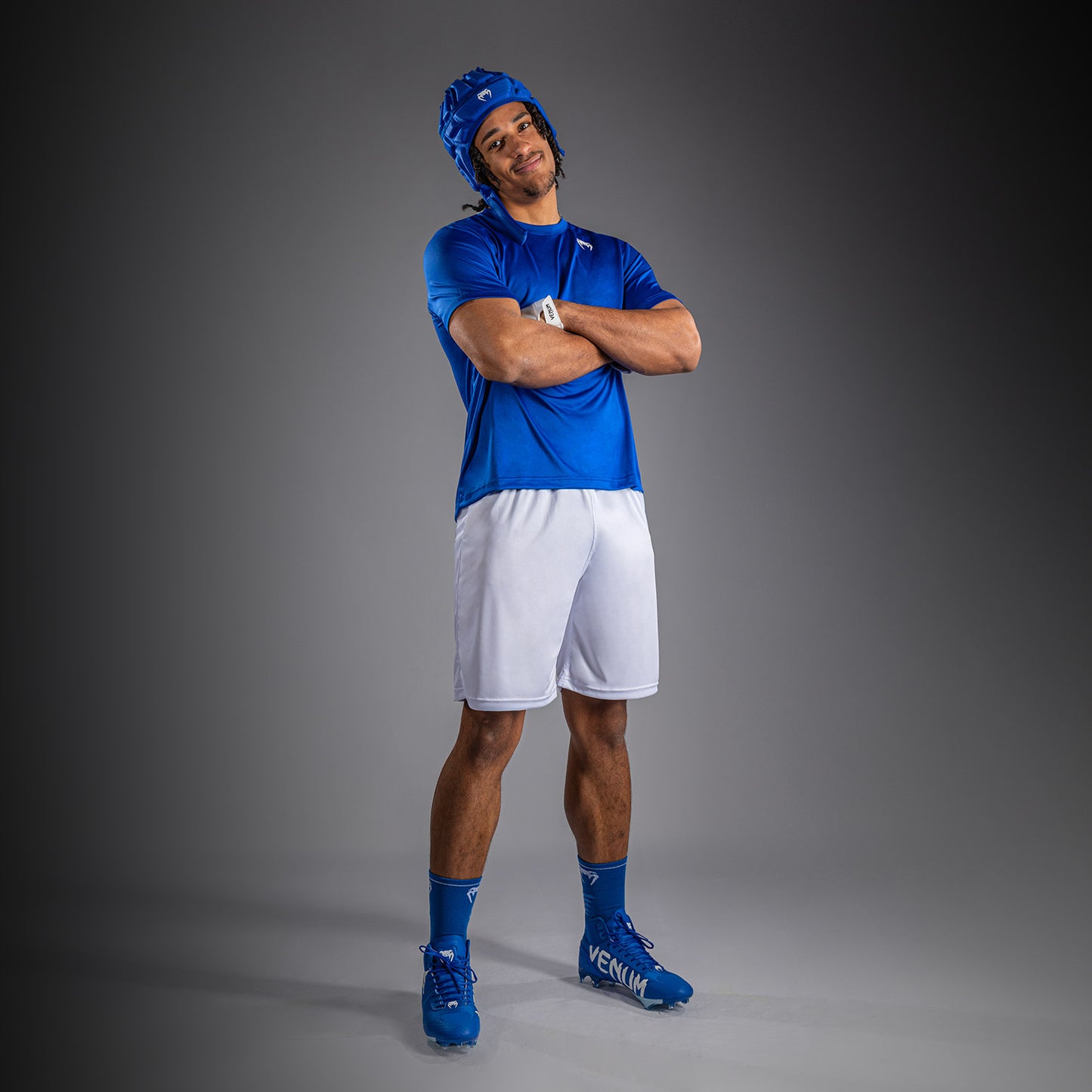 Venum Lineup Performance Short Sleeve T-Shirt Royal - Blue/White  product-type_Dry Tech T-Shirts Venum