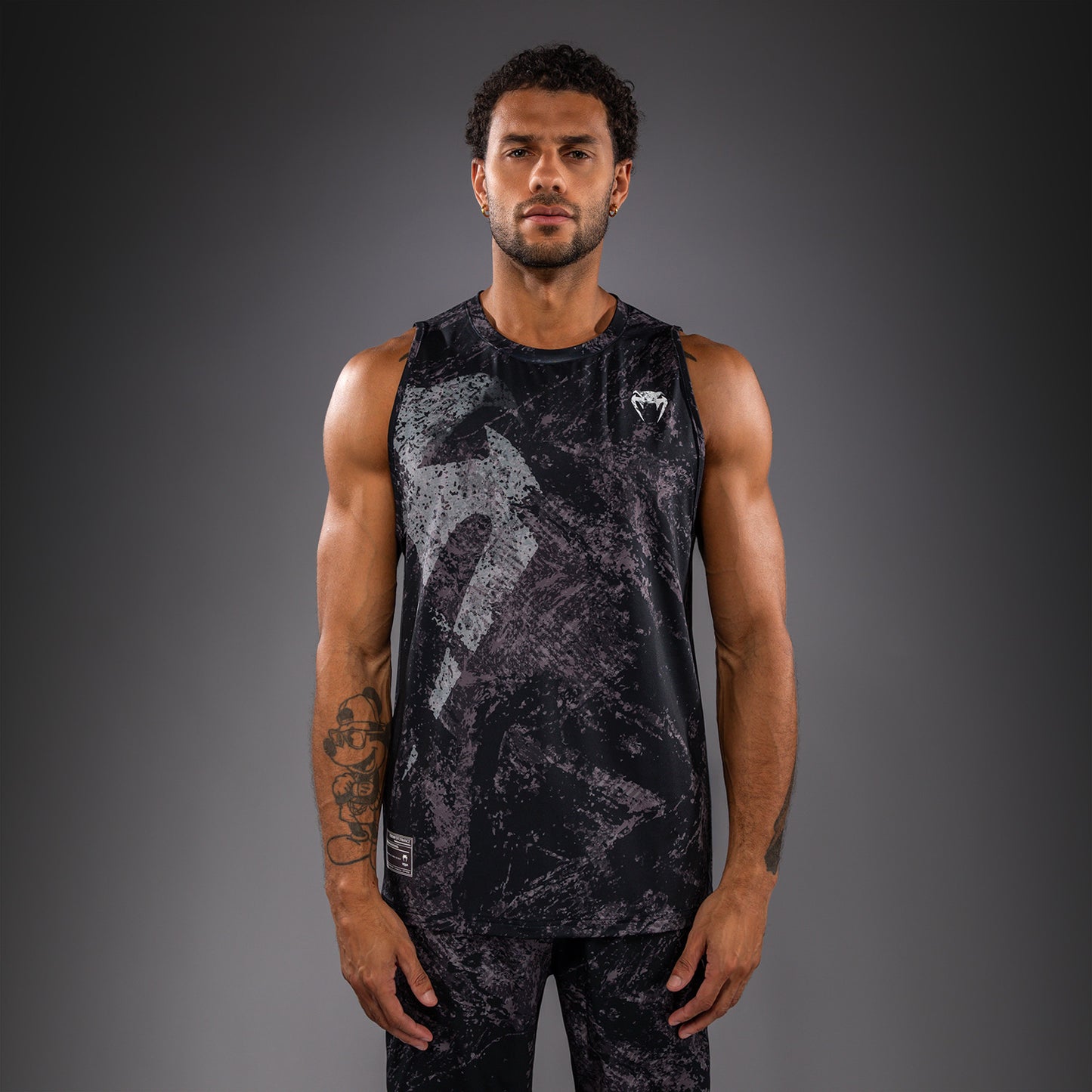 Venum Rage & Workout Dry Tech Tank Top - Black/Grey  product-type_Tank tops Venum
