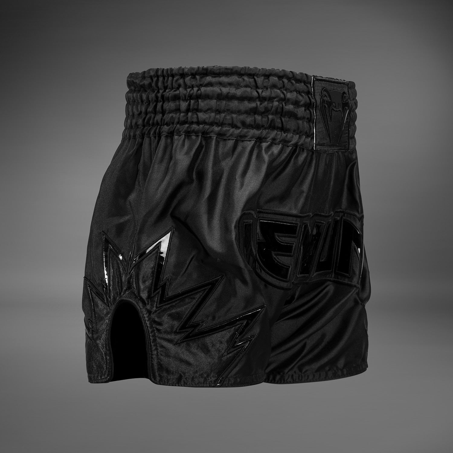 Venum Inferno Muay Thai Shorts - Black/Black - Venum