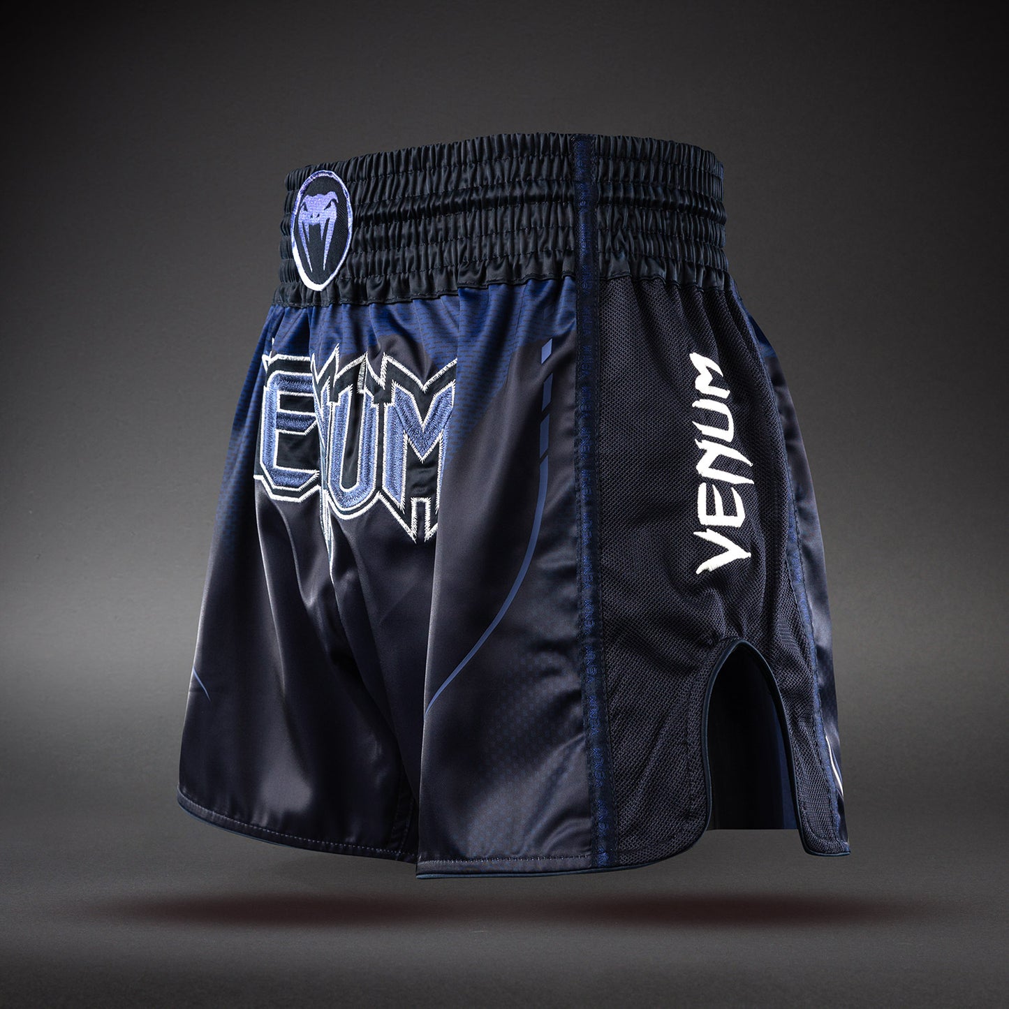Venum G-Core Muay Thai Shorts - Navy Blue/White  product-type_Muay Thai Shorts Venum