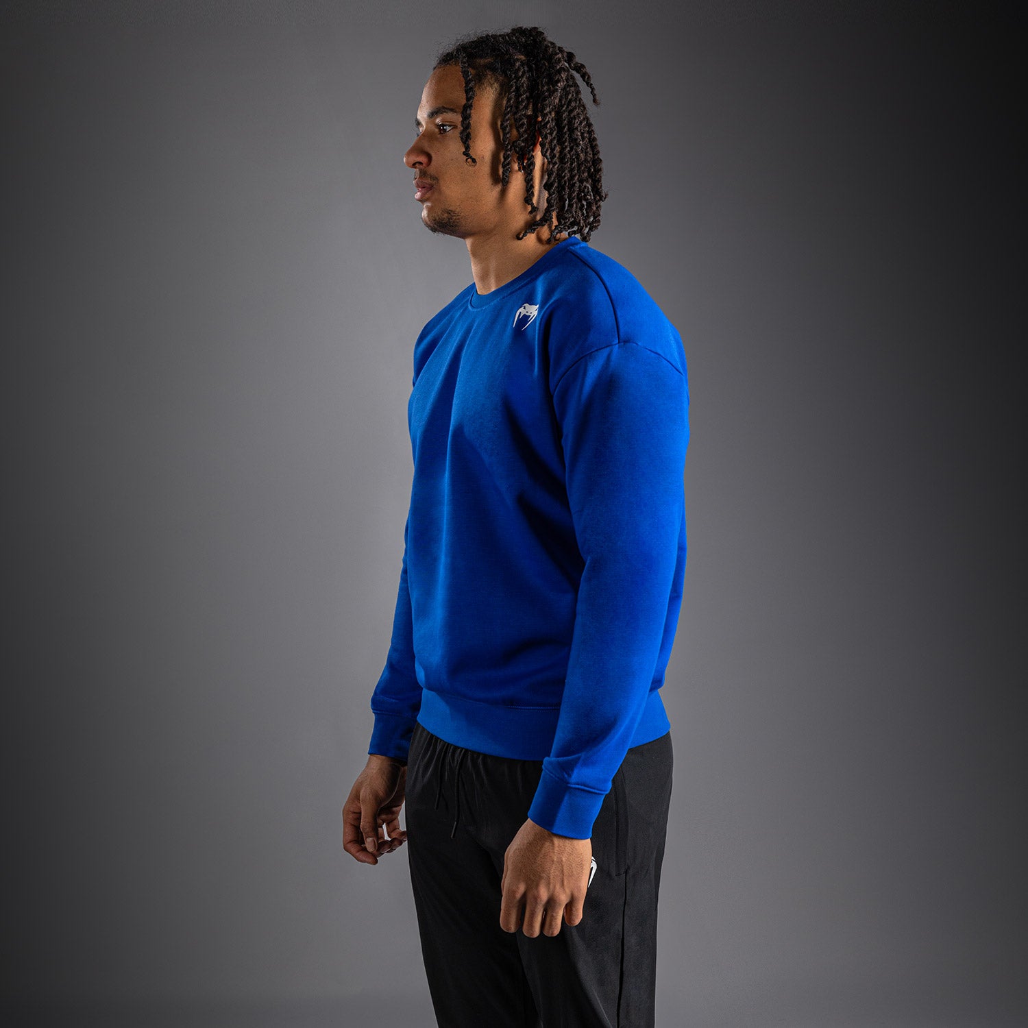 Venum Lineup Fleece Crew Royal - Blue/White  product-type_Sweatshirts Venum
