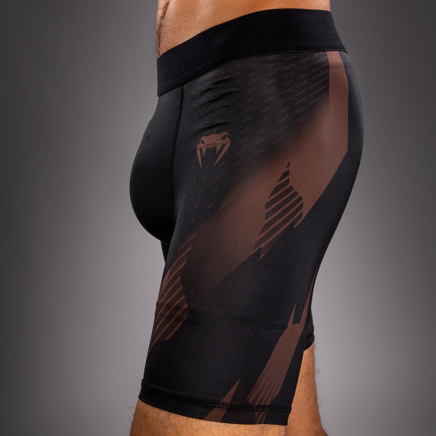 Venum No-Gi 6.0 Vale Tudo Shorts - Black/Brown  product-type_Compression shorts Venum