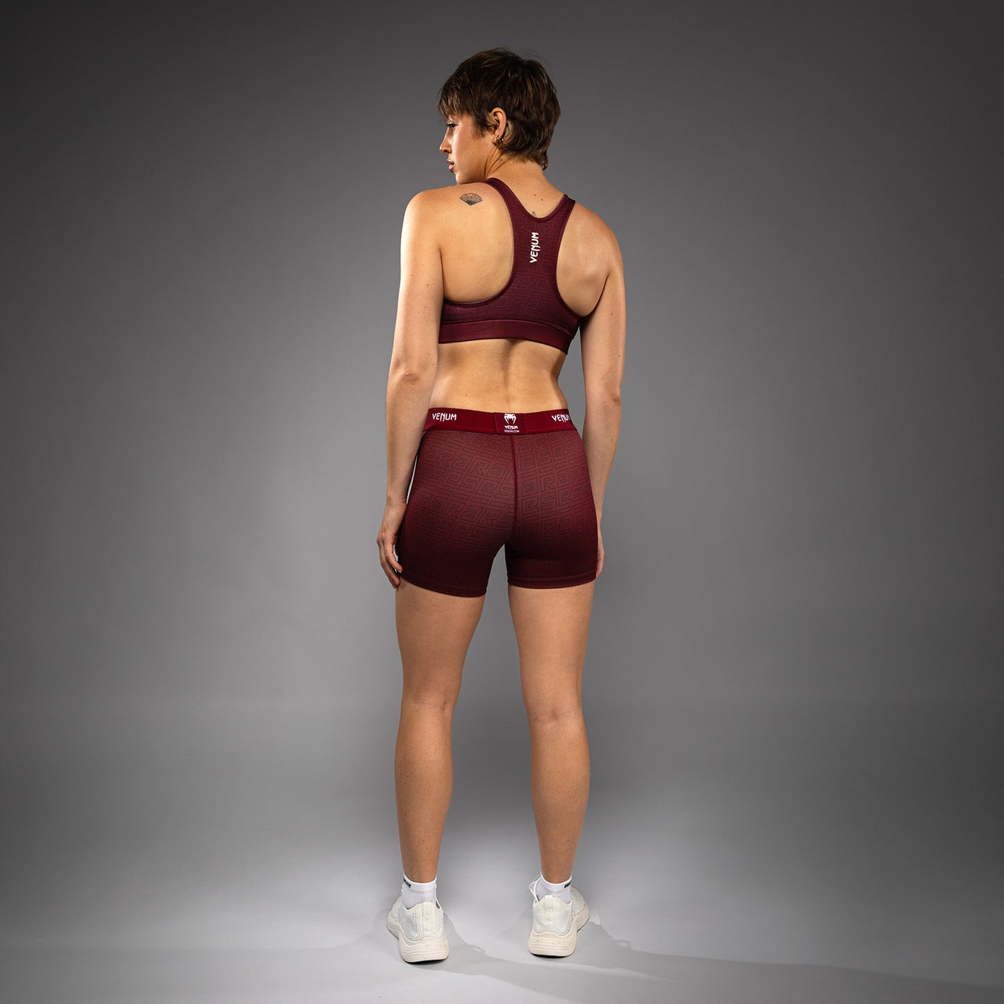 Venum x Ares Women’s Vale Tudo Shorts - Burgundy