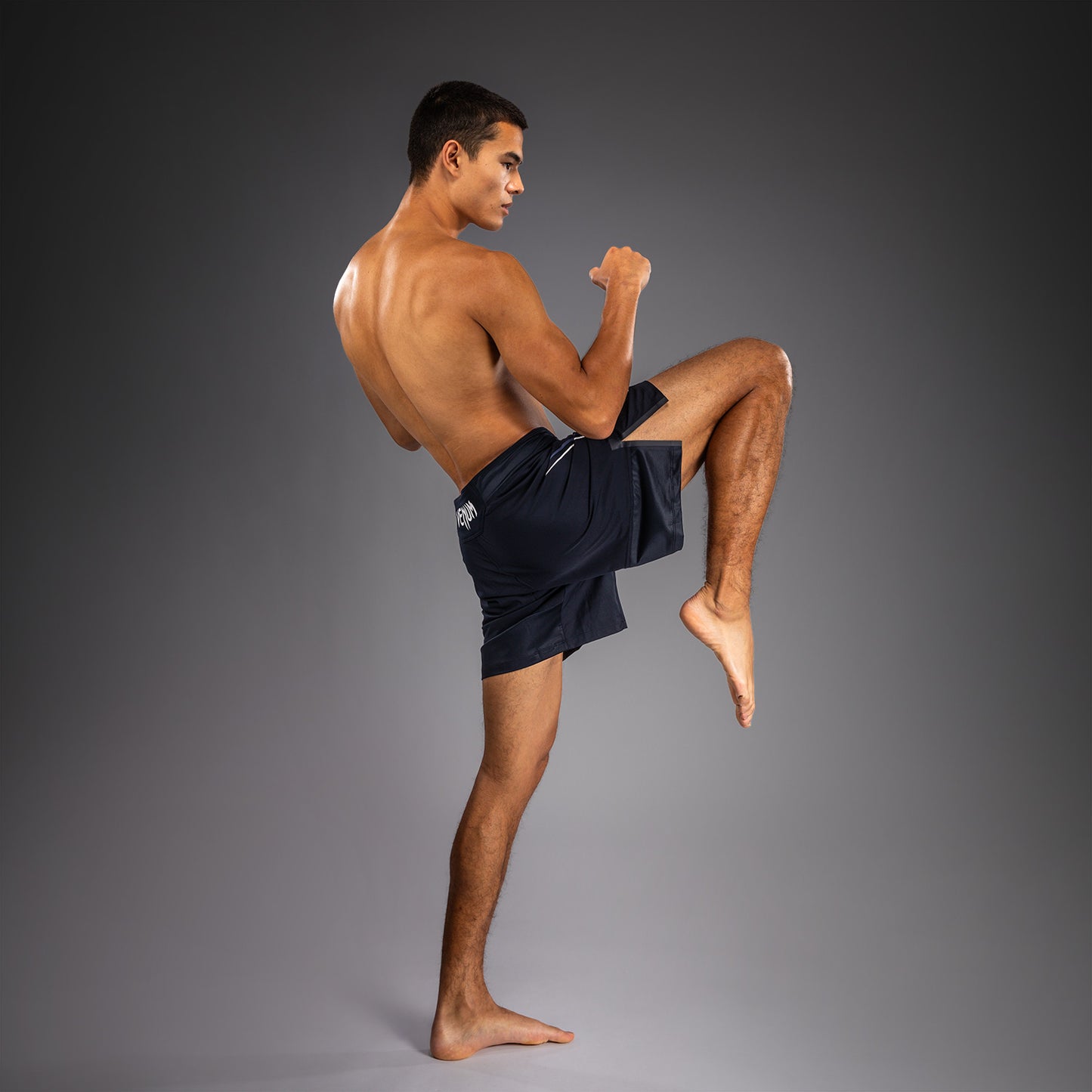 Venum G-Core Fight Shorts - Navy Blue/White  product-type_MMA Shorts Venum
