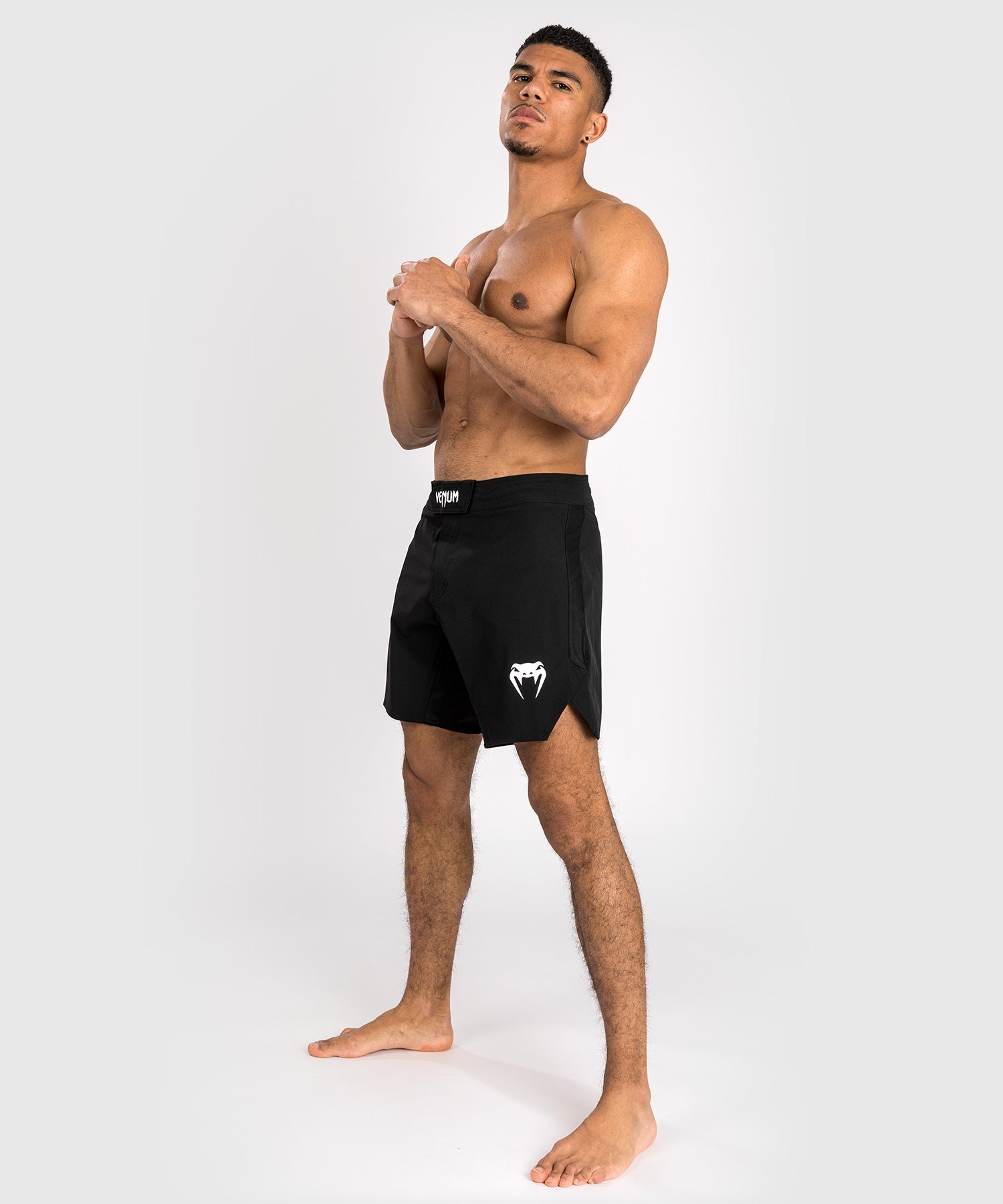 Short de combat pour homme Venum Contender - Noir/Blanc - Shorts
