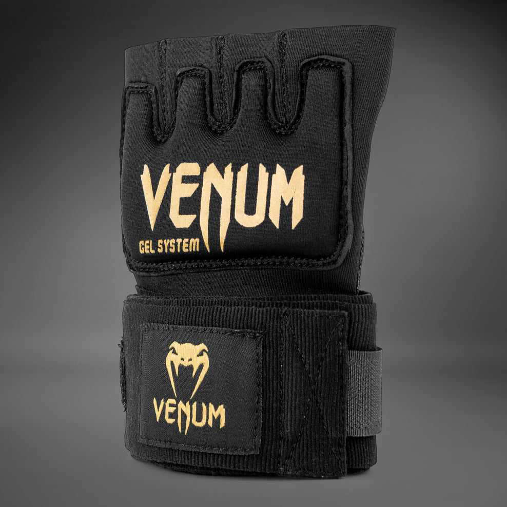 Venum Kontact Gel Glove Wraps - Black/Gold