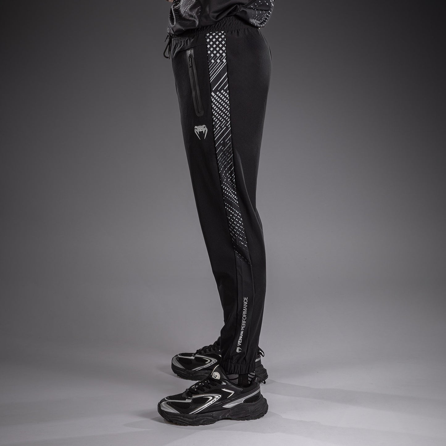 Venum Midnight Fury Joggers - Black/Grey/Silver  product-type_Jogging Pants Venum