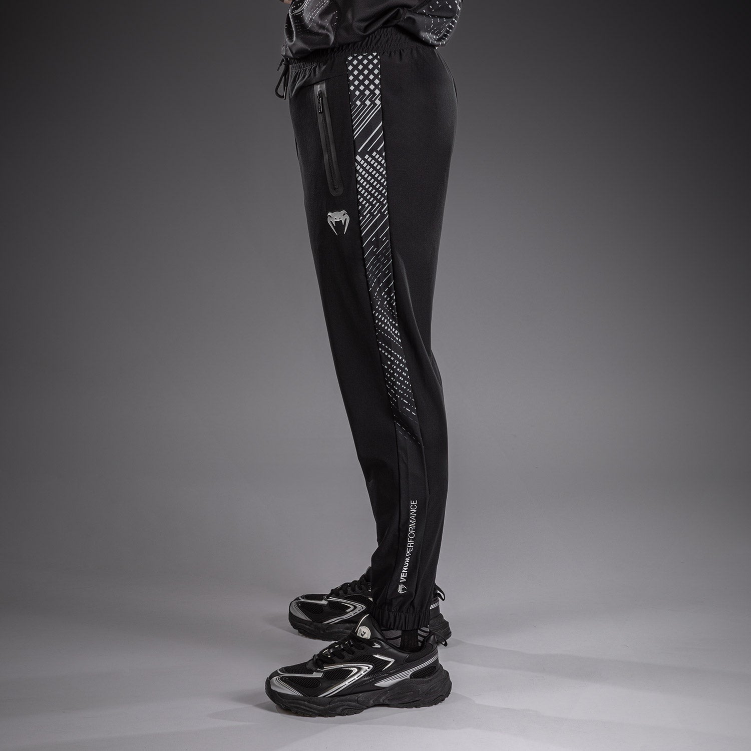 Venum Midnight Fury Joggers - Black/Grey/Silver  product-type_Jogging Pants Venum