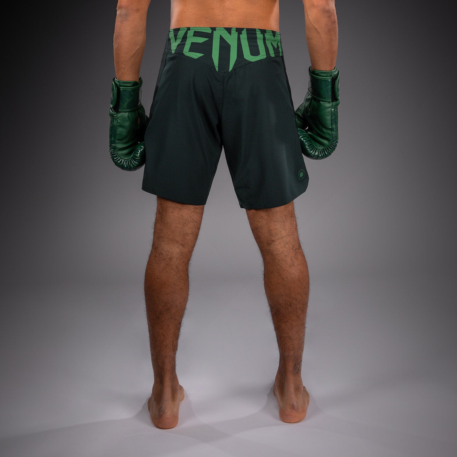 Venum Light 5.0 Fightshorts - Forest Green/Light Green - Venum