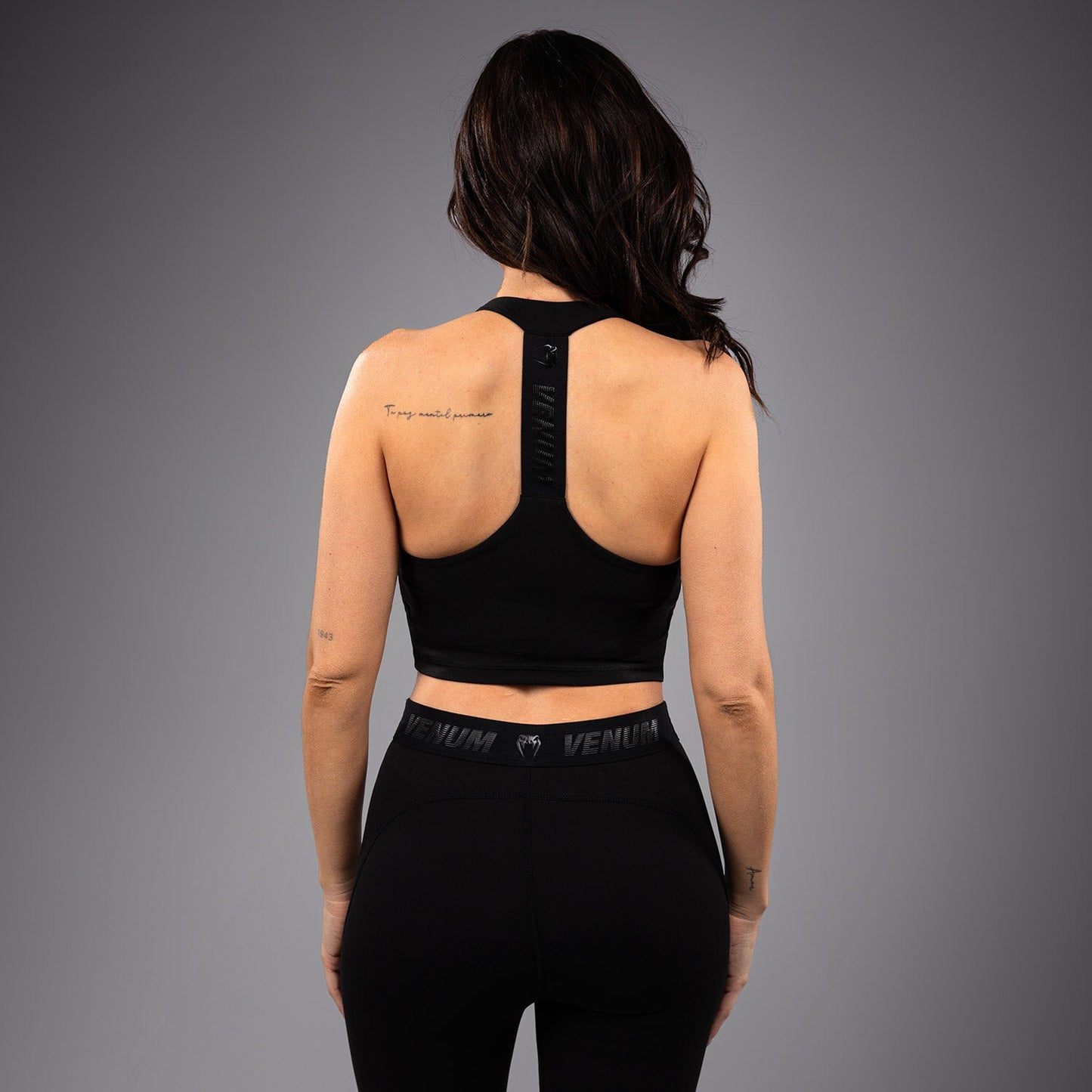 Venum Elevate Women Long Sports Bra - Black