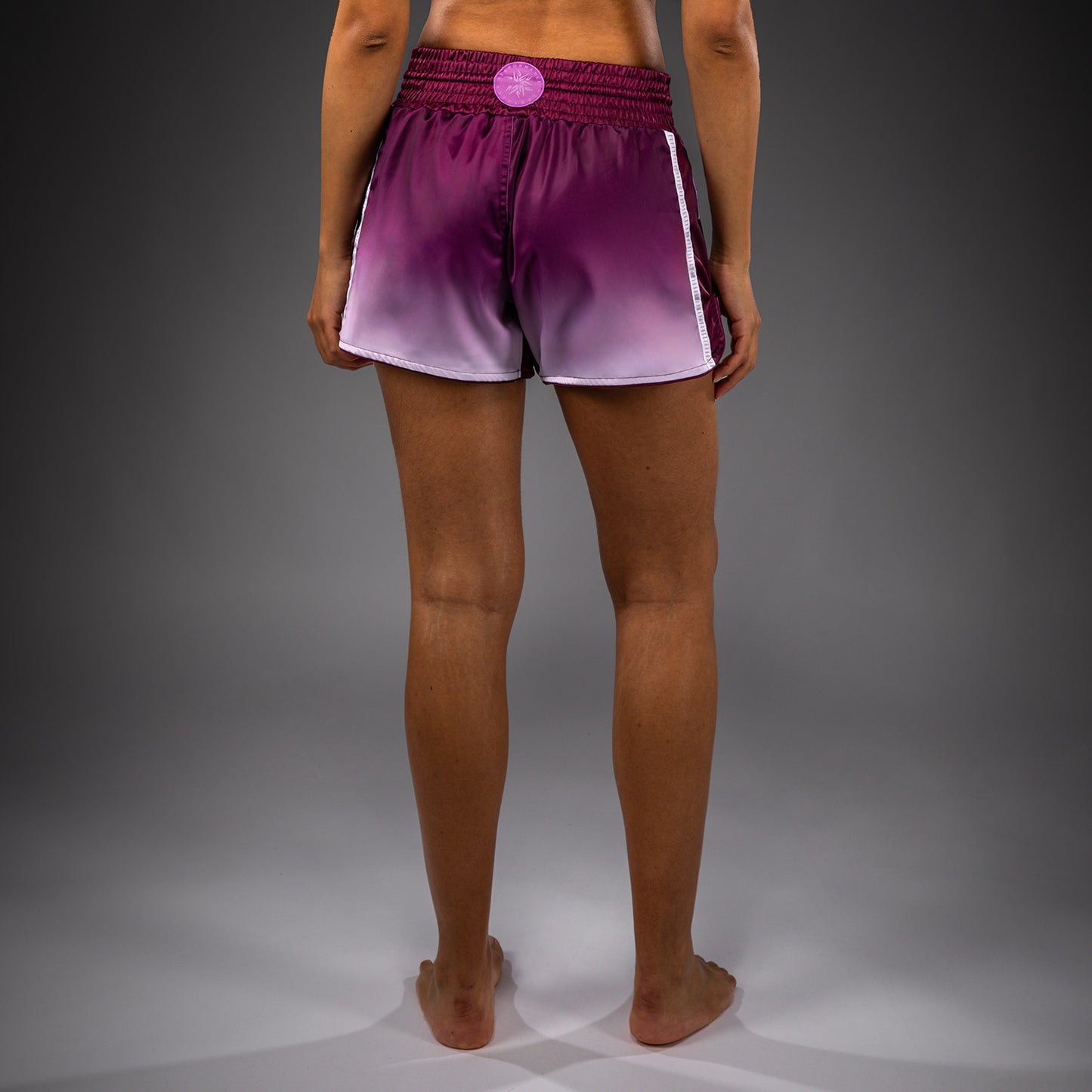 Venum Iris Muay Thai Shorts - Plum/white