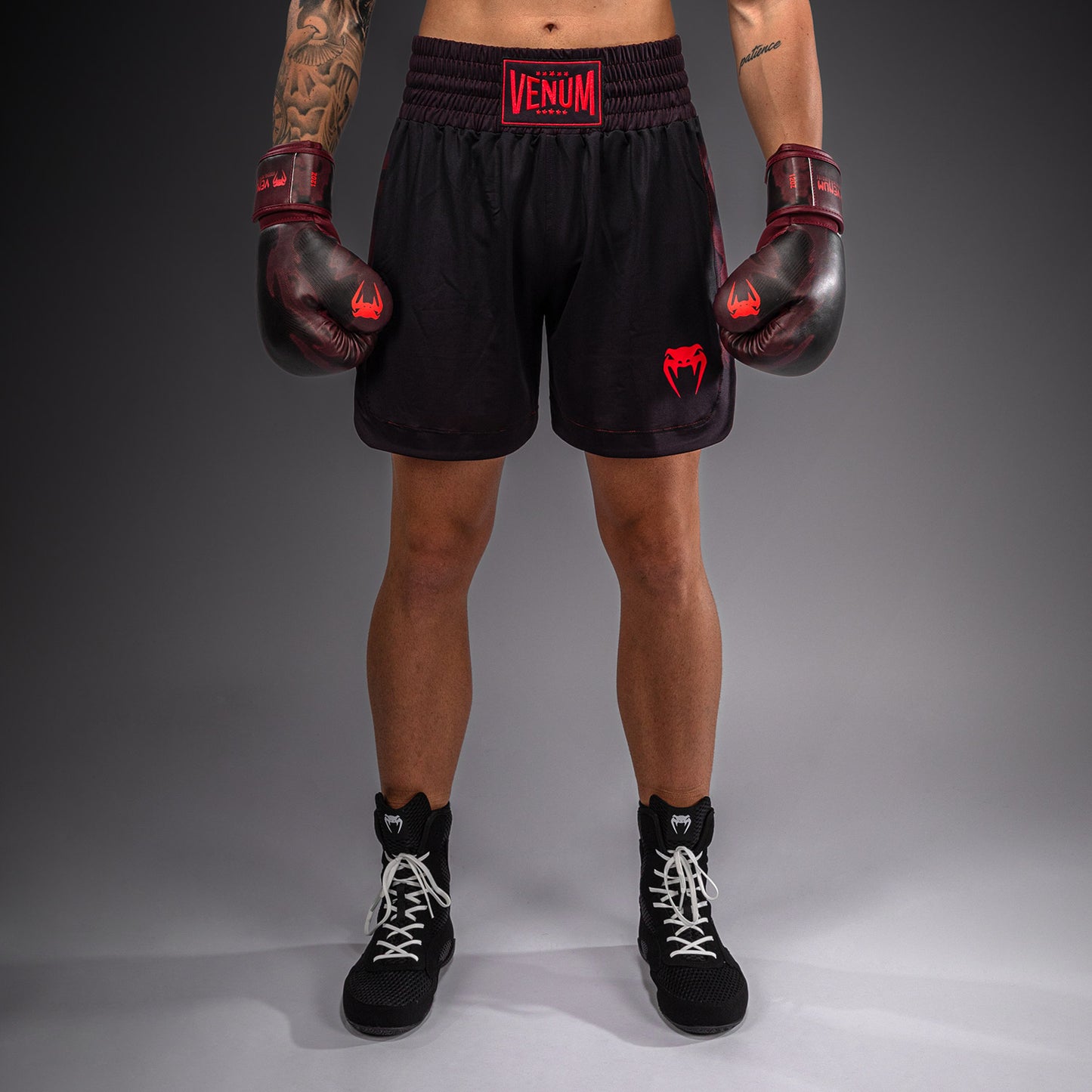 Venum Spectre Boxing Shorts - Black/Red  product-type_Boxing shorts Venum