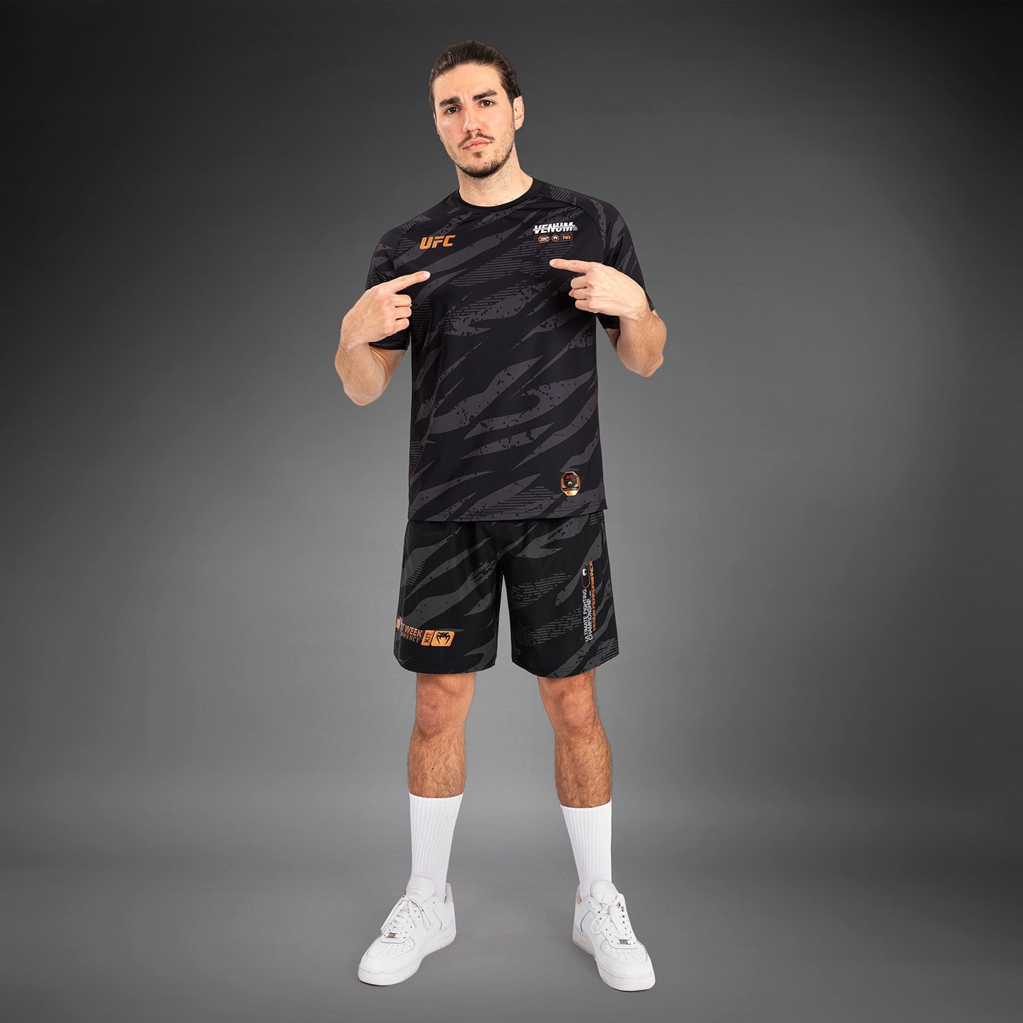UFC Adrenaline by Venum Men's Fight Week Dry-Tech T-shirt - Urban Camo