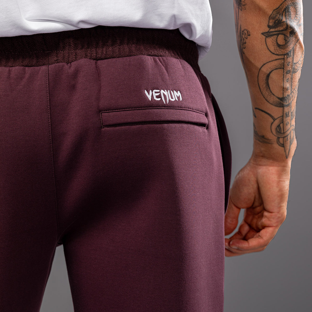Venum Attack Fleece & Weave Joggers - Burgundy  product-type_Jogging Pants Venum
