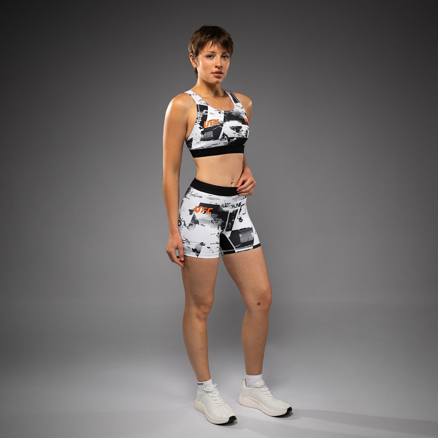 Women’s UFC Zenith by Venum White Authentic Fight Week Performance Vale Tudo Short