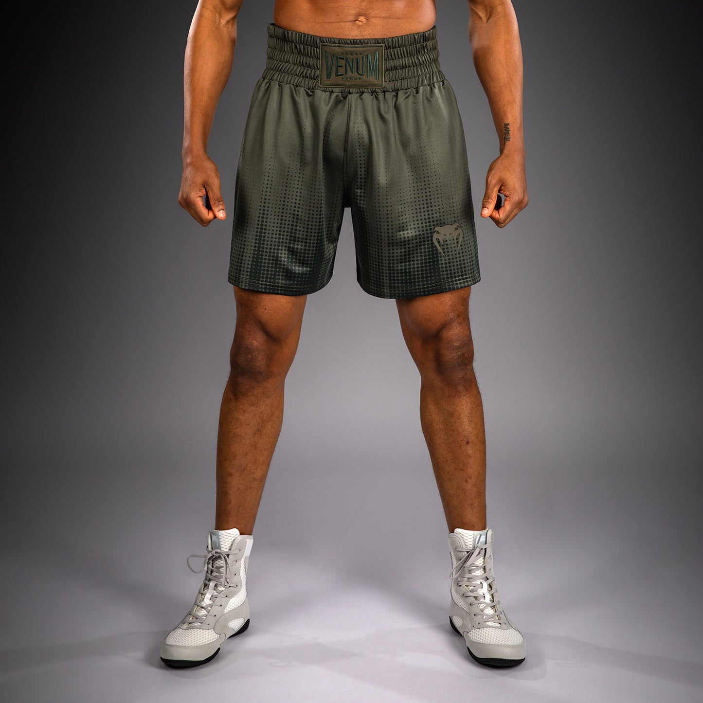 Venum Stealth Boxing Shorts - Khaki/Dark Green  product-type_Boxing shorts Venum