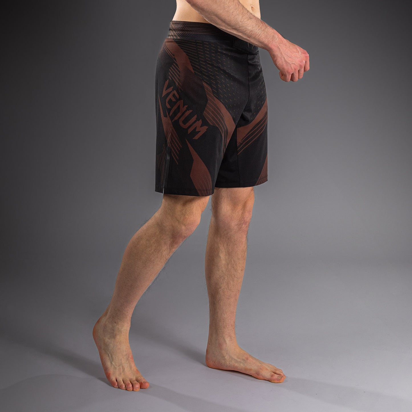 Venum No-Gi 6.0 Fight Shorts - Black/Brown  product-type_MMA Shorts Venum