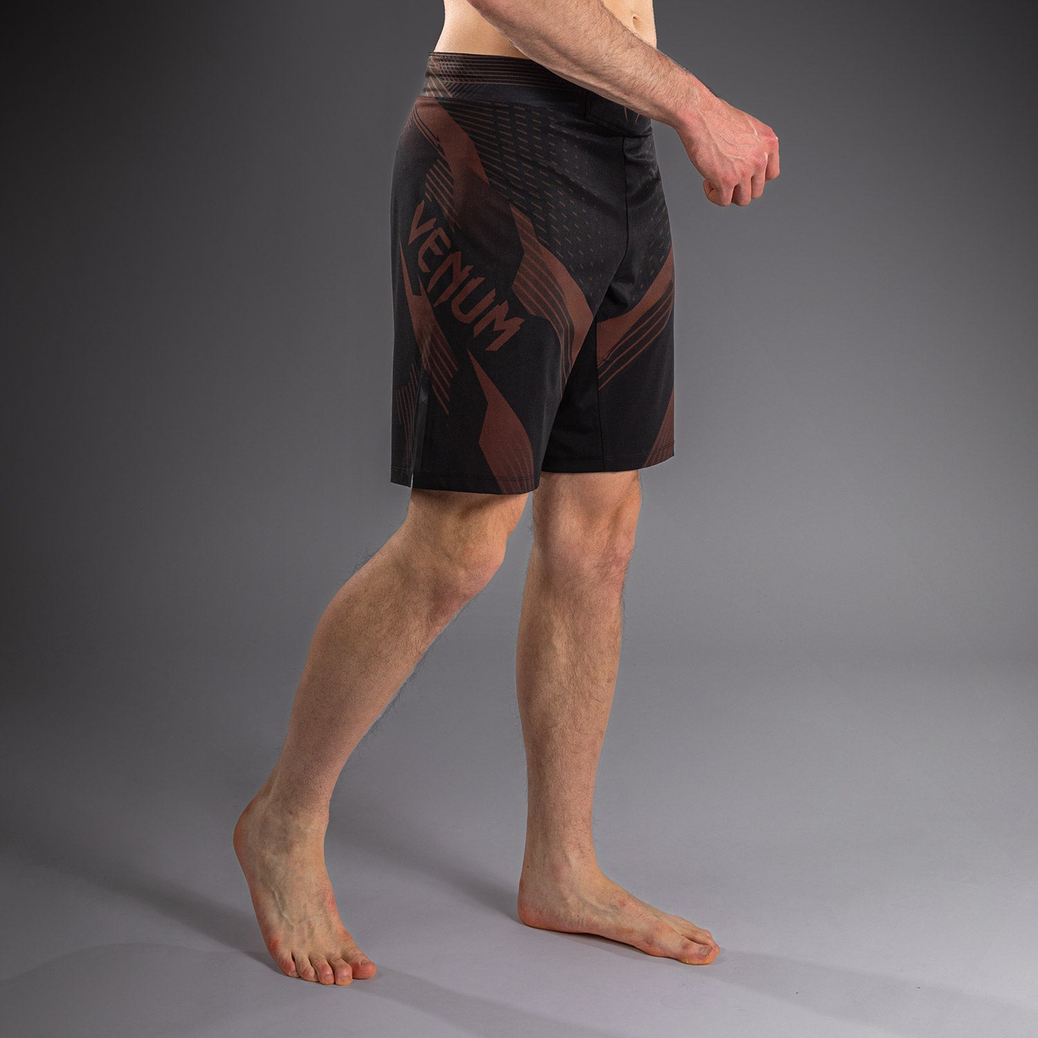 Venum No-Gi 6.0 Fight Shorts - Black/Brown  product-type_MMA Shorts Venum