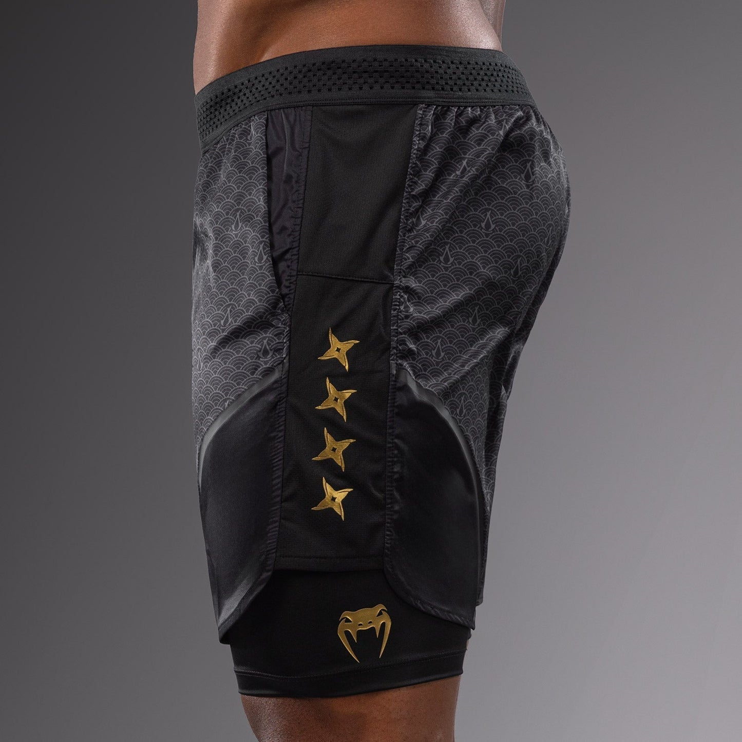 Venum x Assassin's Creed Shadows Training Short - Black/Gold