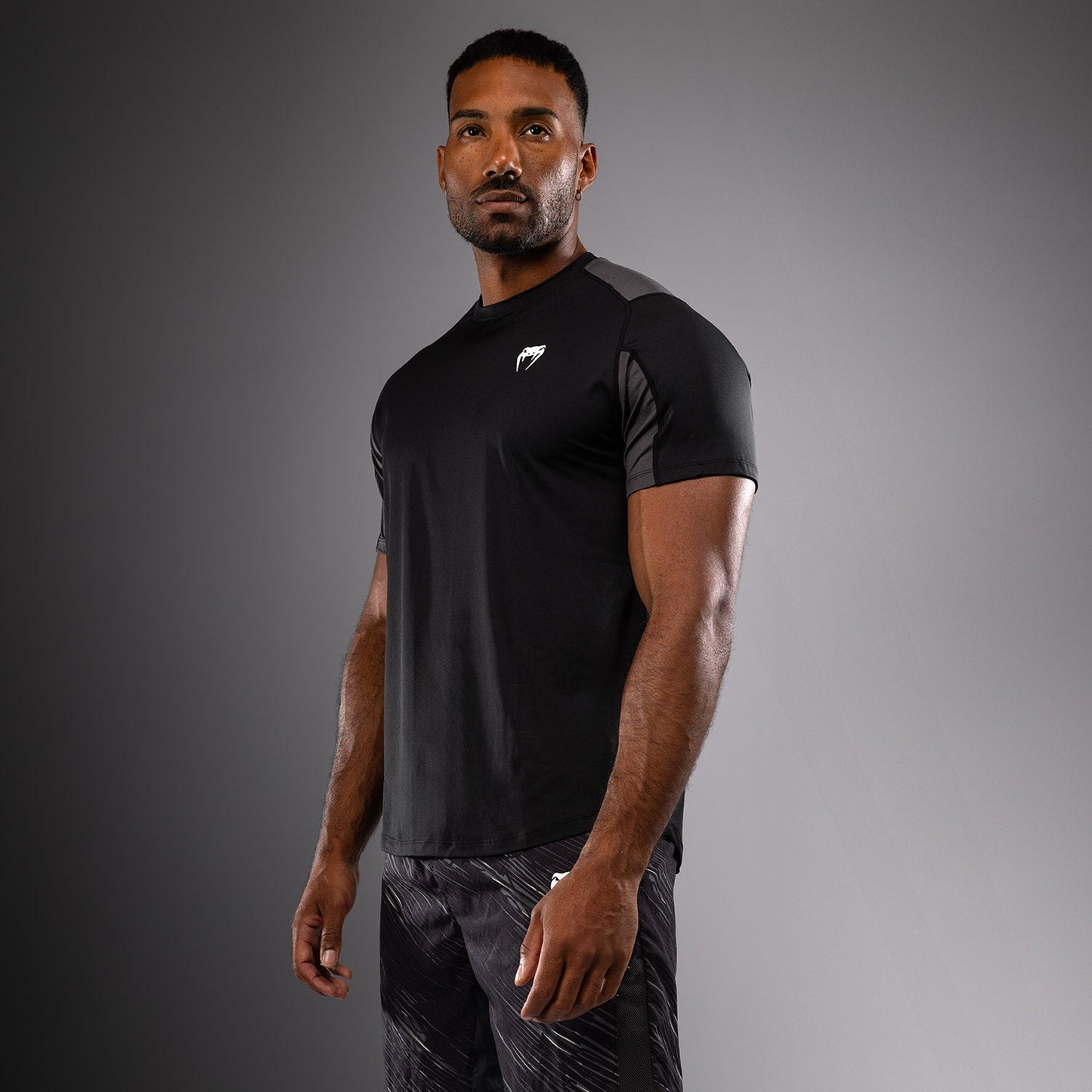 Venum Rapid Dry-Tech Shirt - Black/Storm Grey