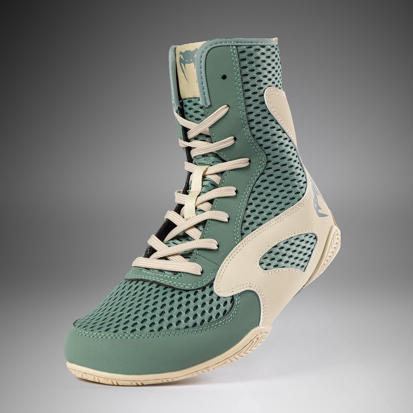 Venum Contender Boxing Shoes - Aqua Green/Ivory