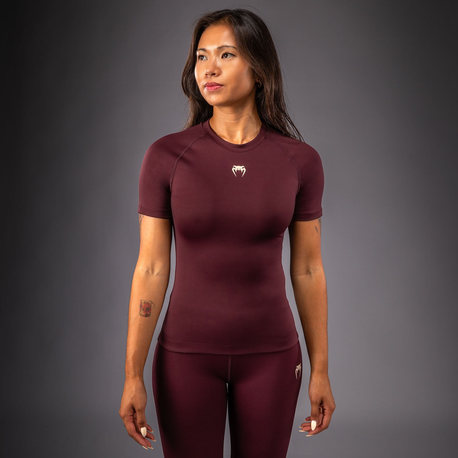 Venum Talisman Short Sleeve Rashguard - Plum  product-type_Compression T-Shirts Venum