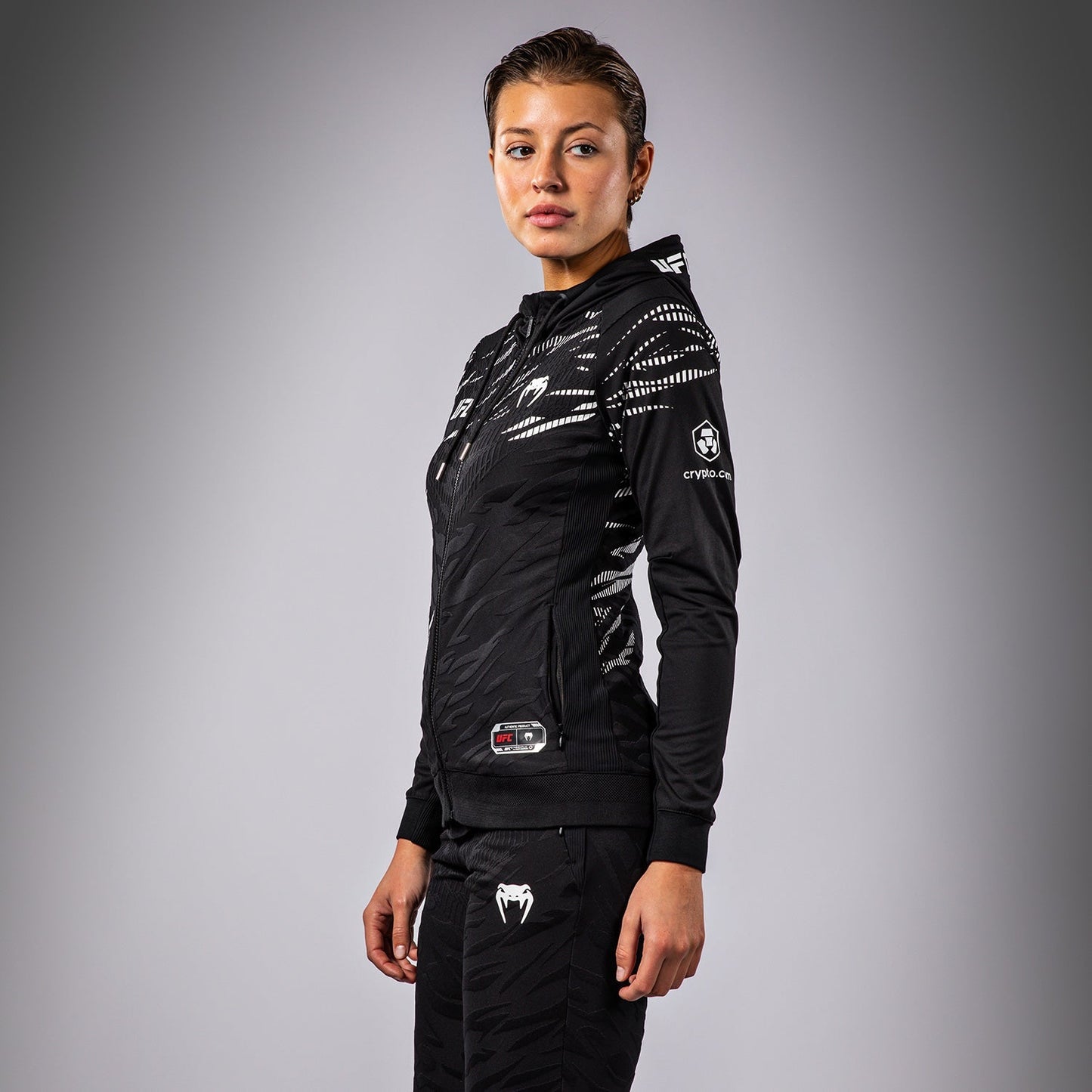 UFC Fusion by Venum Authentic Fight Night Women’s Walkout Hoodie - Black