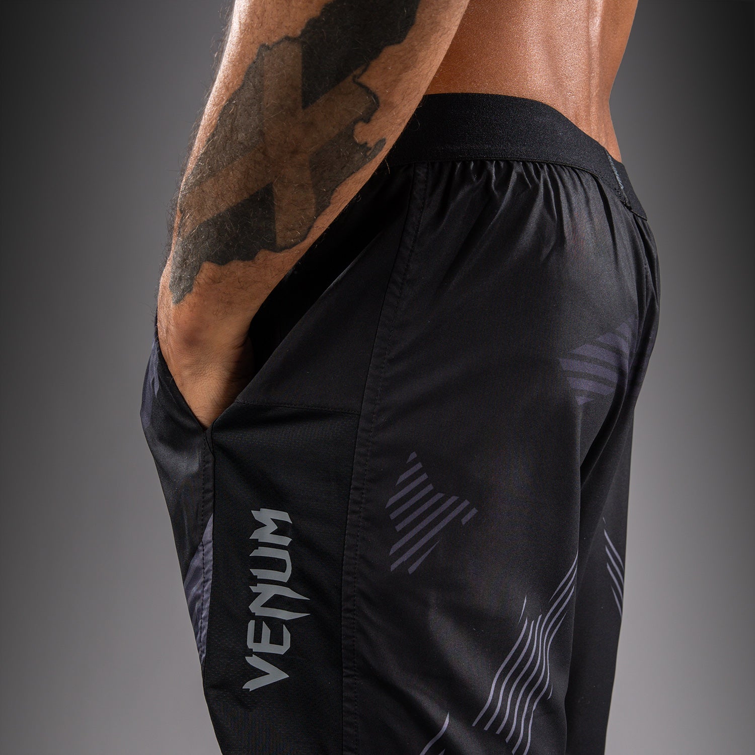 Venum No-Gi 6.0 Training Shorts - Black/Grey  product-type_Training shorts Venum