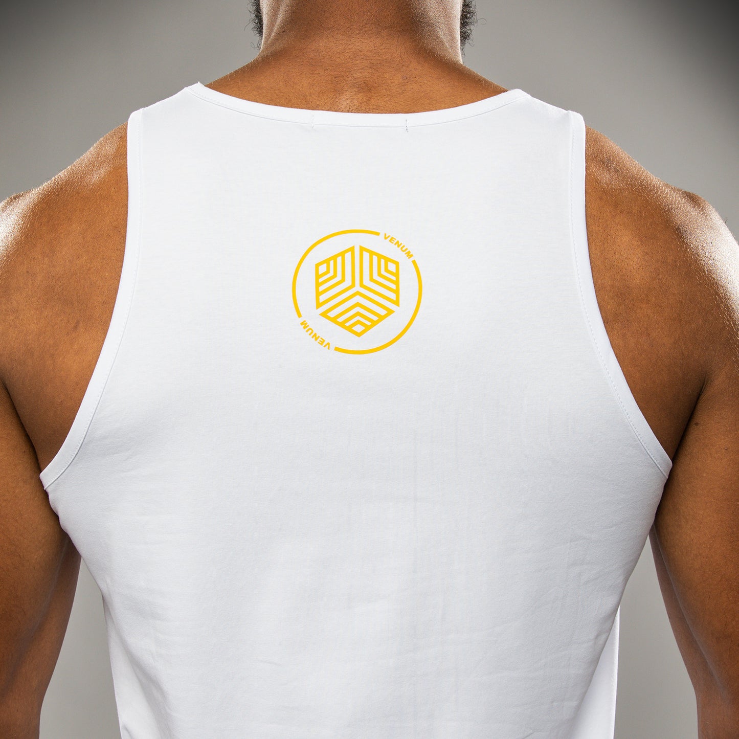 Venum Octane Tank Top - White/Vibrant Yellow
