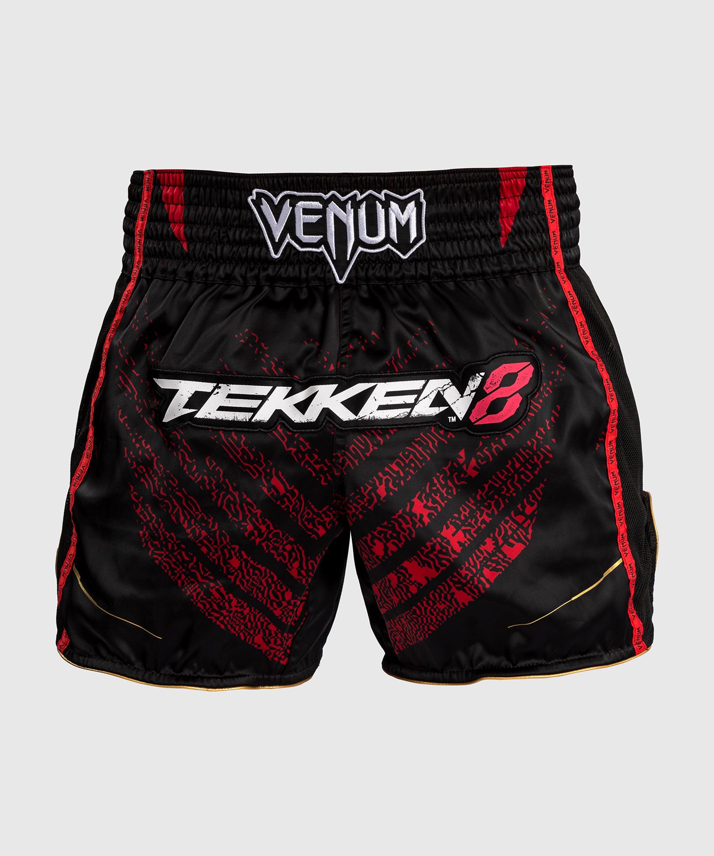 Venum x TEKKEN 8 - Marshall Law Muay Thai Shorts - Black/Red/Gold