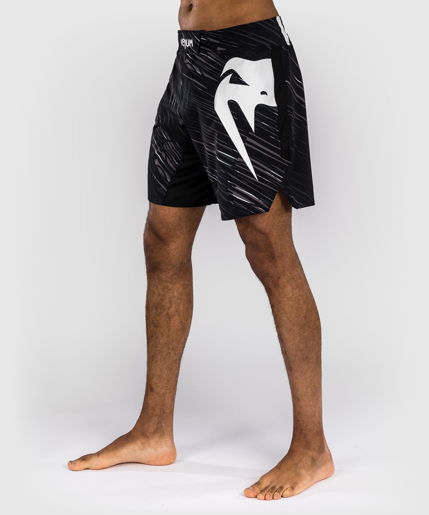 Venum Rapid Light Fight Shorts - Black/Storm Grey