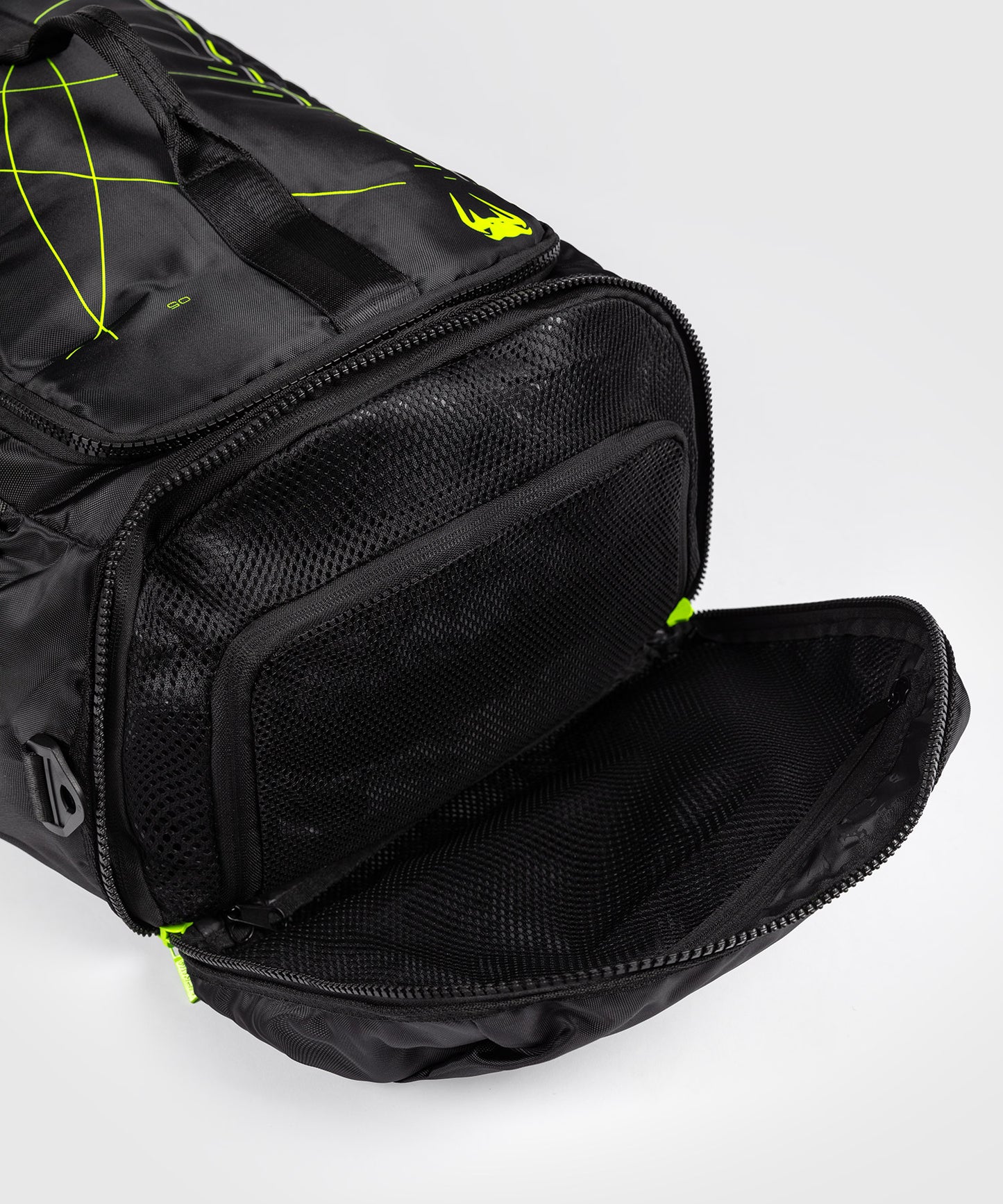 Venum Training Camp 4.0 Sports Bag - Black/Neon Green
