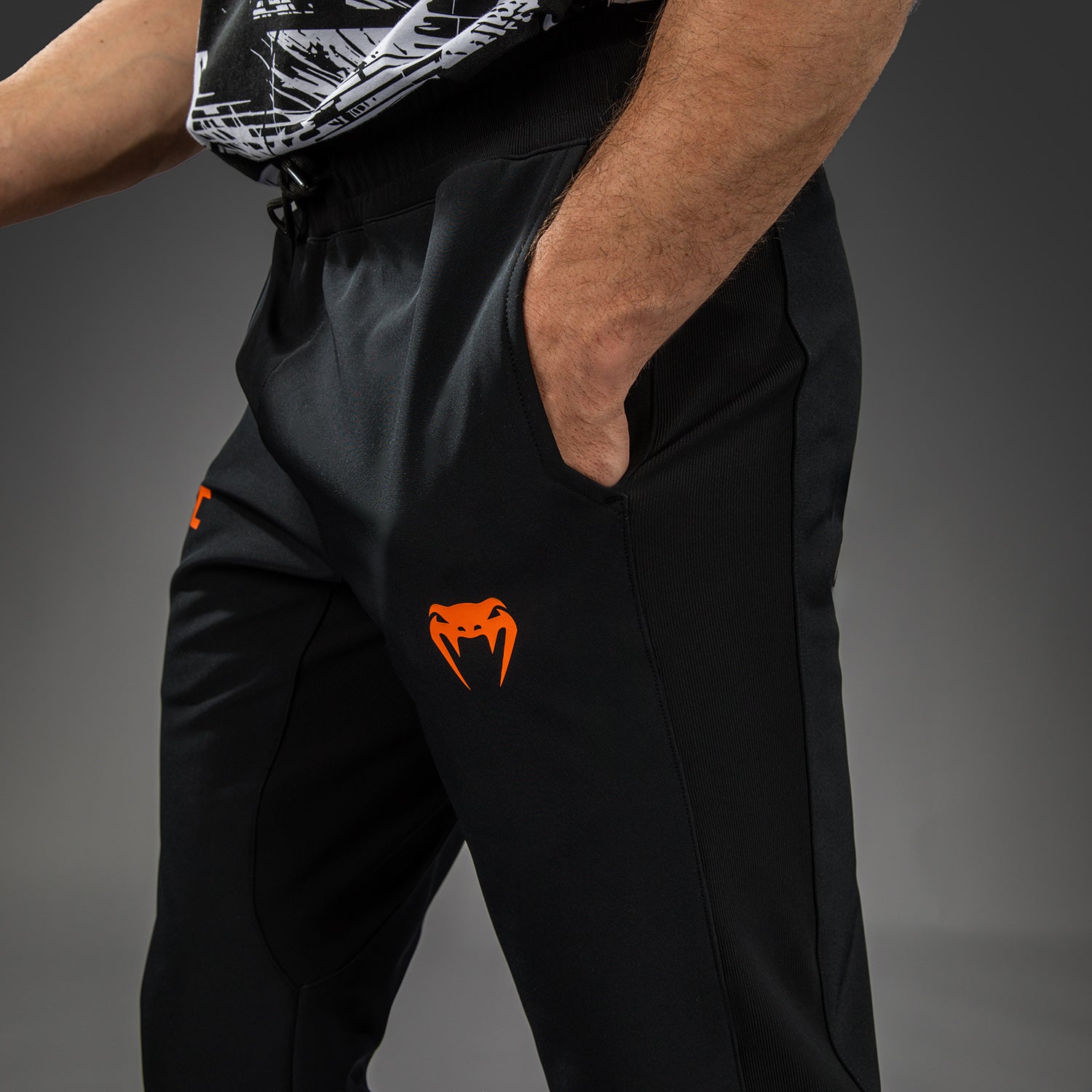 Men's UFC Zenith by Venum Black Authentic Fight Week Pant - Venum